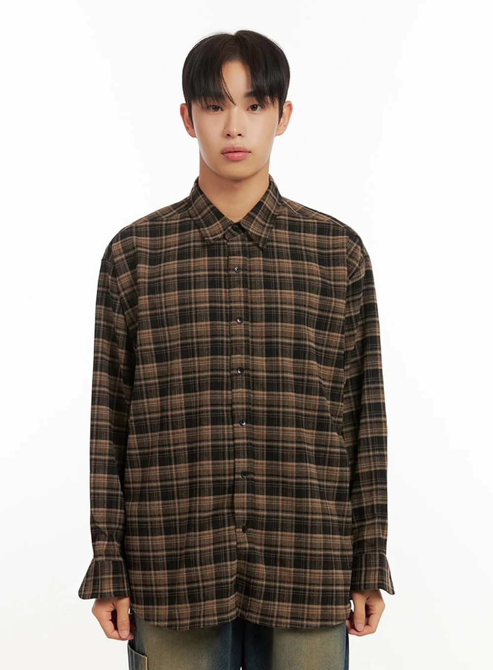 Men's Checkered Flannel ID406 - Image 11
