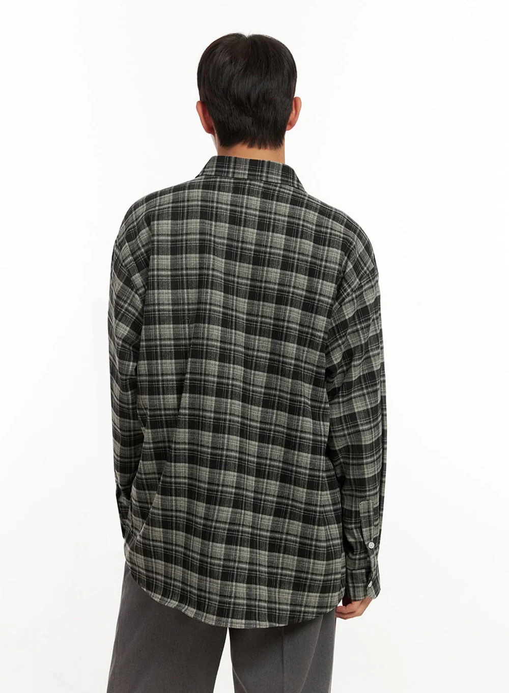 Men's Checkered Flannel ID406 - Image 4