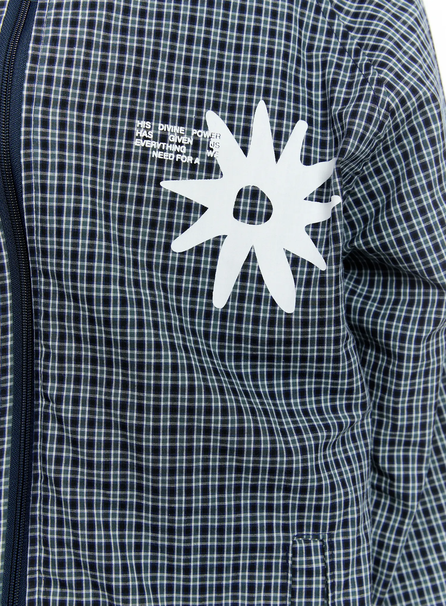 Men's Checkered Windbreaker Jacket IS529 - Image 12