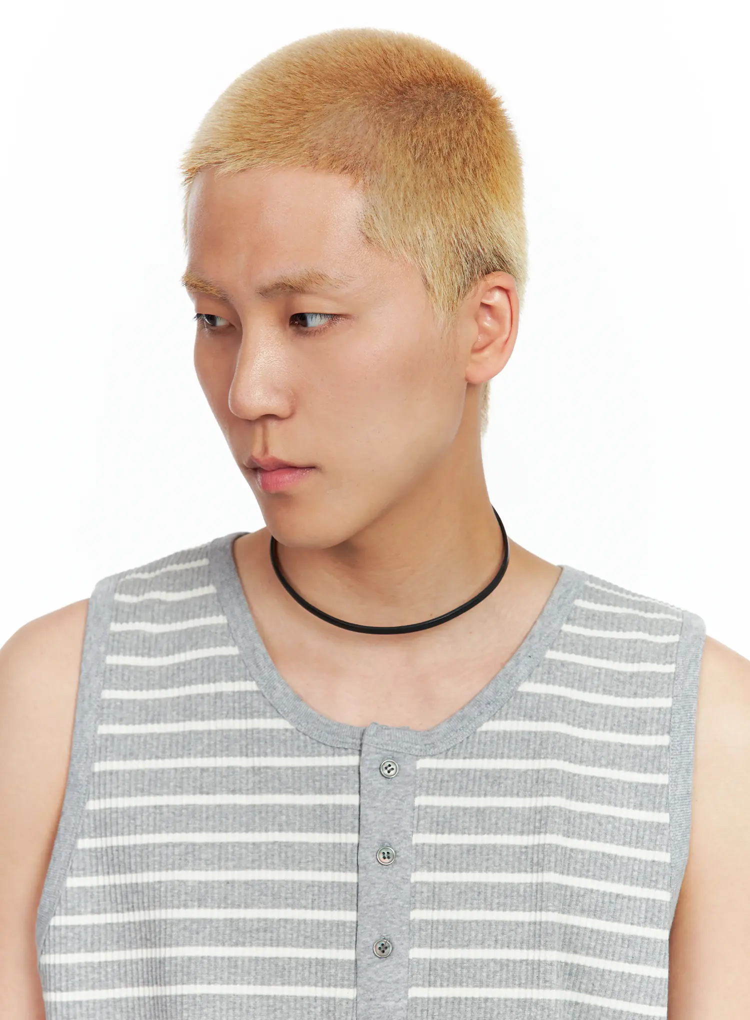 Men's Choker Necklace IL511 - Image 2