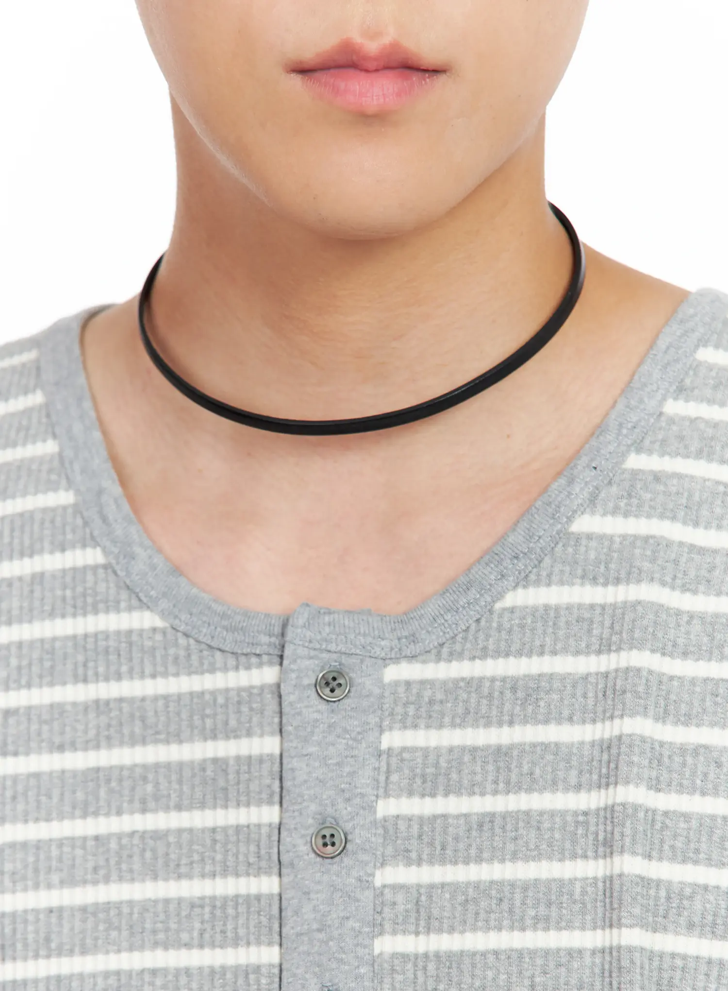Men's Choker Necklace IL511 - Image 5