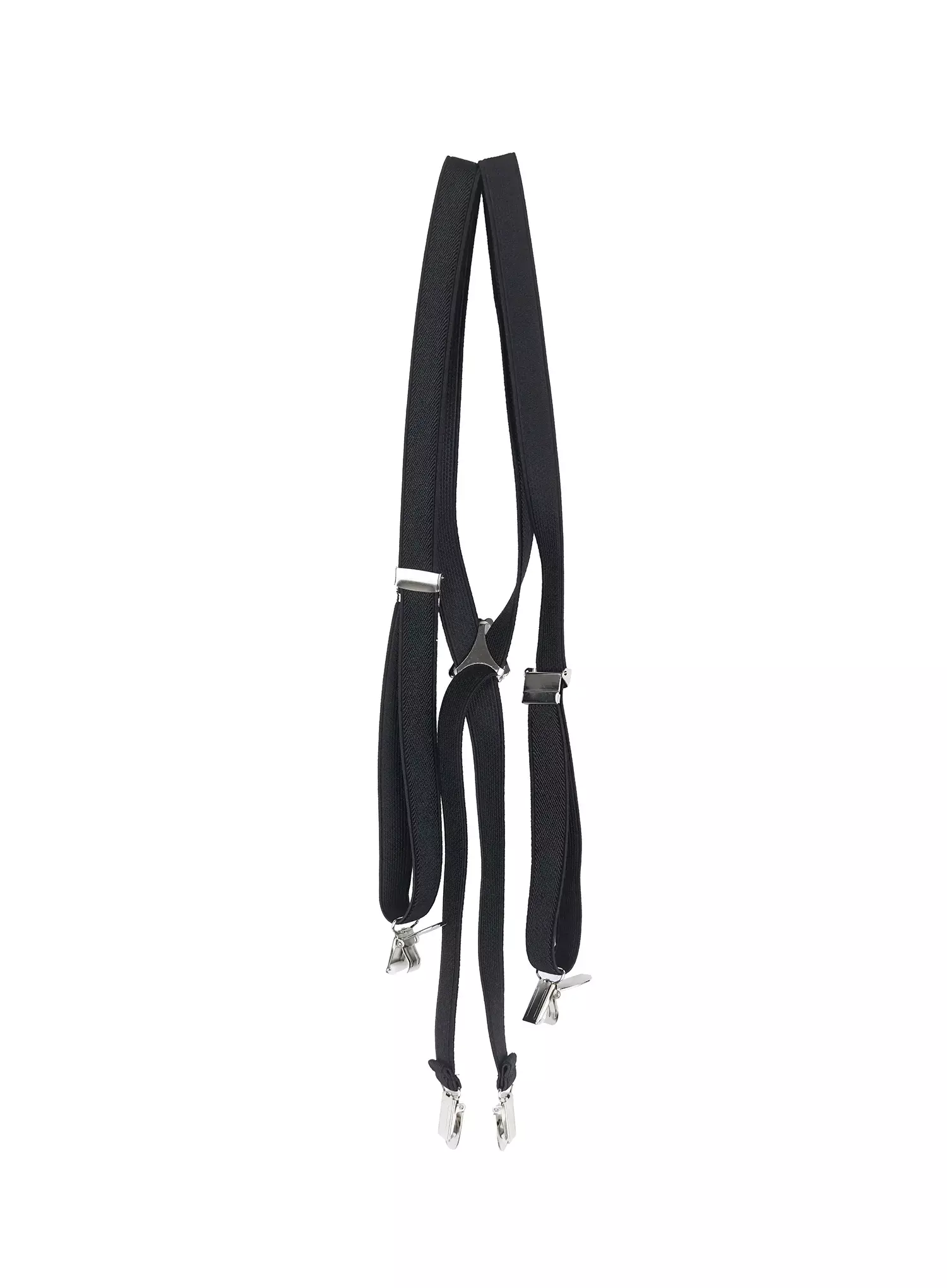 Men's Classic Black Suspenders IL516
