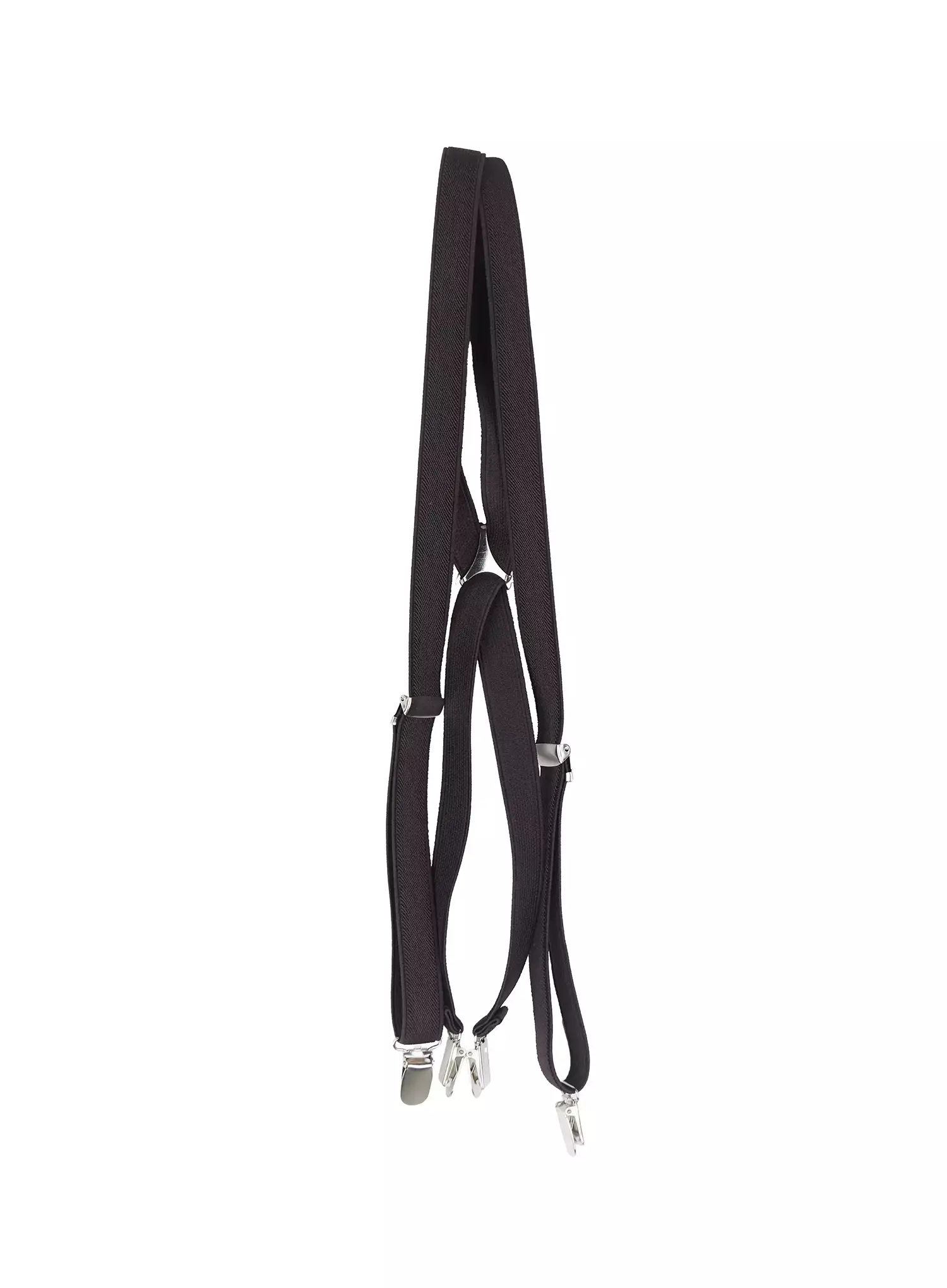 Men's Classic Black Suspenders IL516 - Image 11