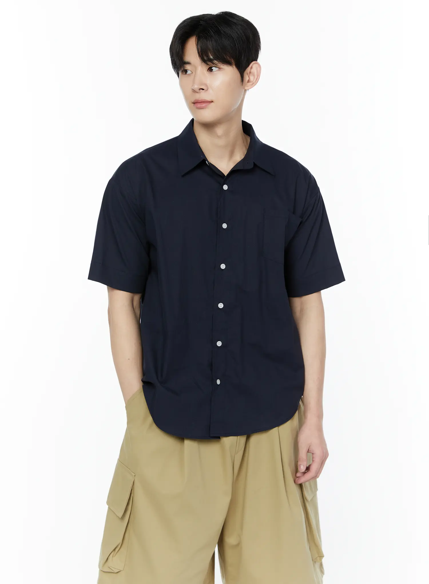 Men's Classic Button-Up Shirt IA530