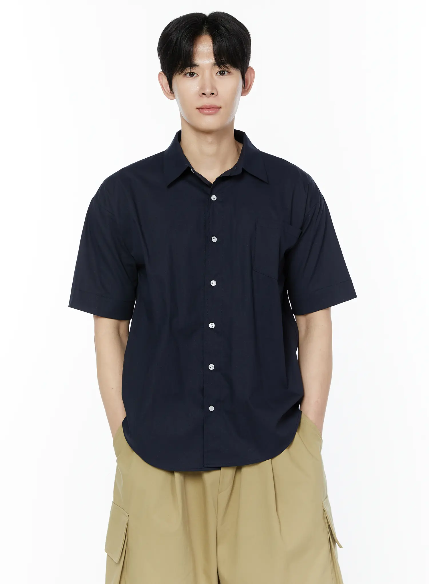 Men's Classic Button-Up Shirt IA530 - Image 6