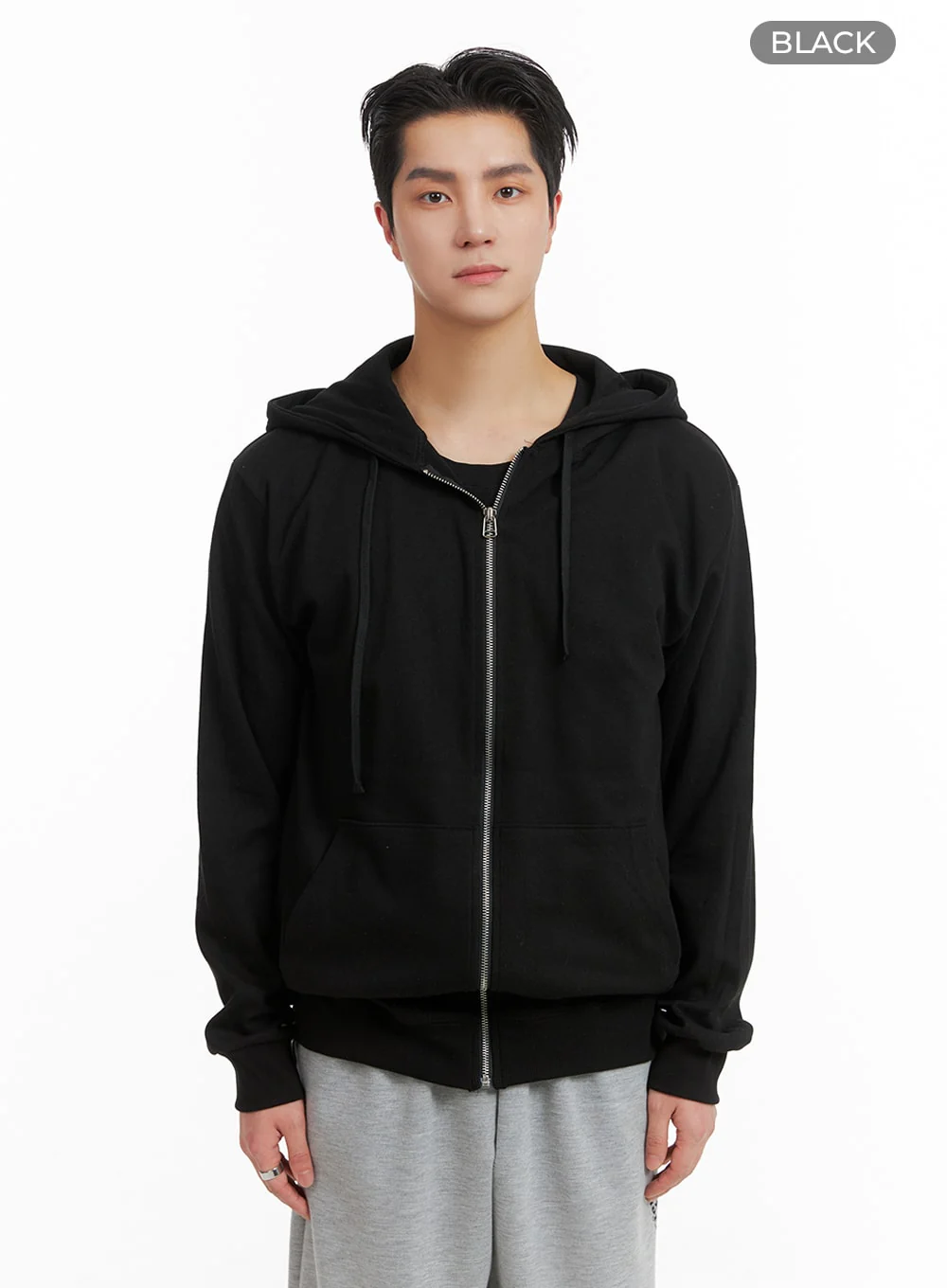 Men's Classic Cotton Hoodie Jacket IA401 - Image 10