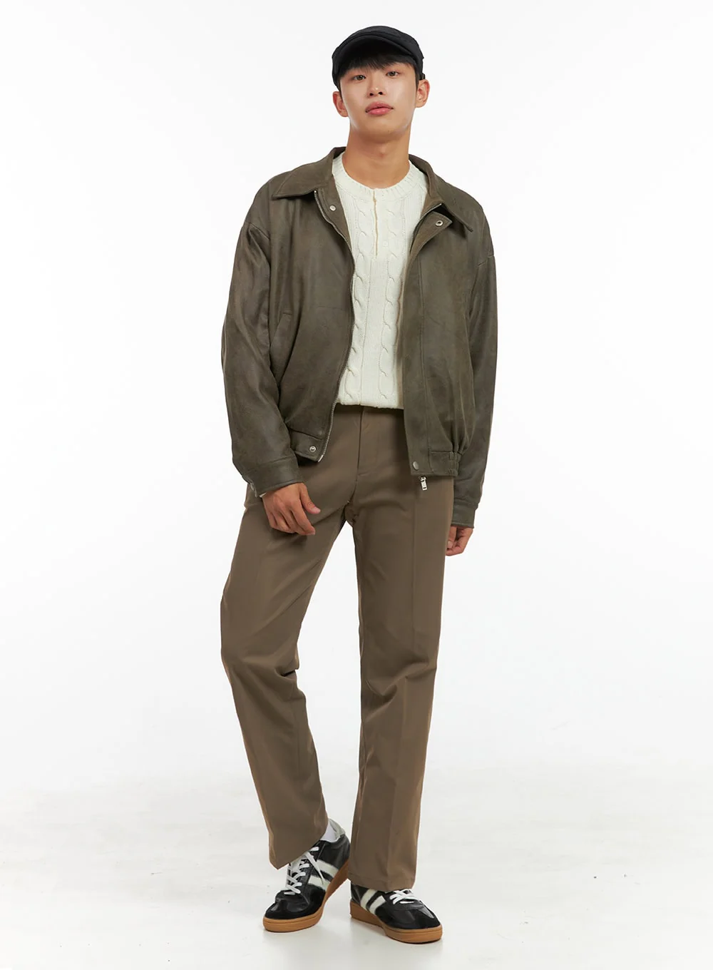Men's Classic Straight Leg Trousers IS420 - Image 3