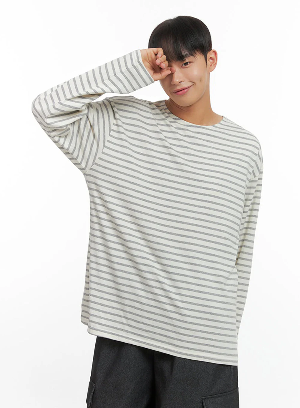 Men's Classic Stripe T-Shirt IO420 - Image 4