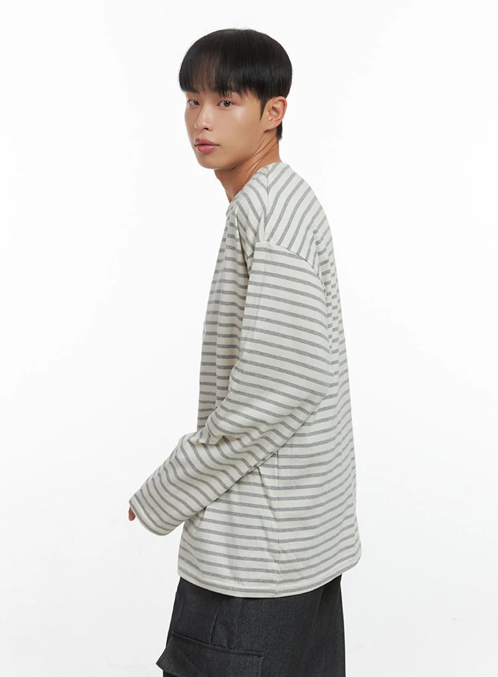 Men's Classic Stripe T-Shirt IO420 - Image 5