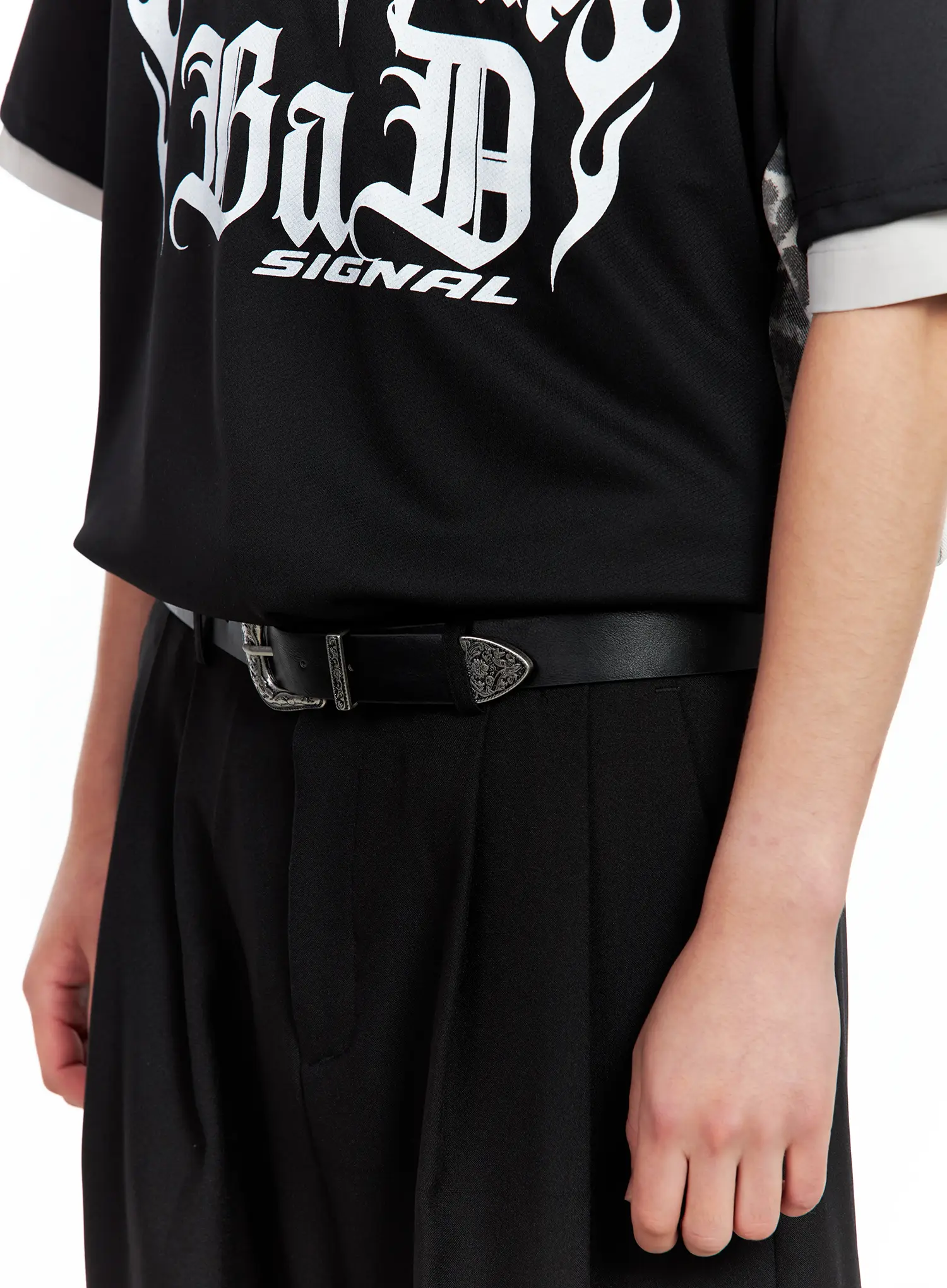 Men's Classic Western Black Belt IL511 - Image 5