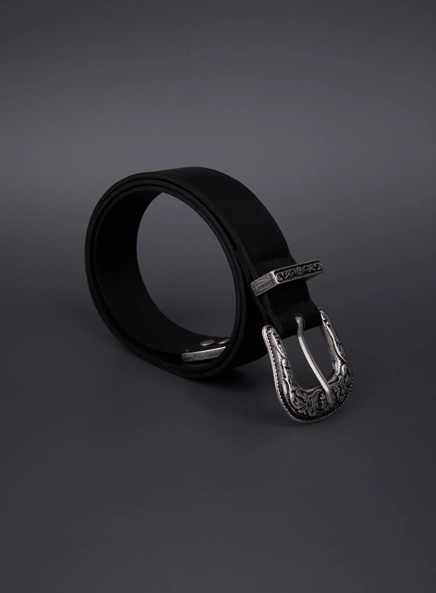 Men's Classic Western Black Belt IL511 - Image 7