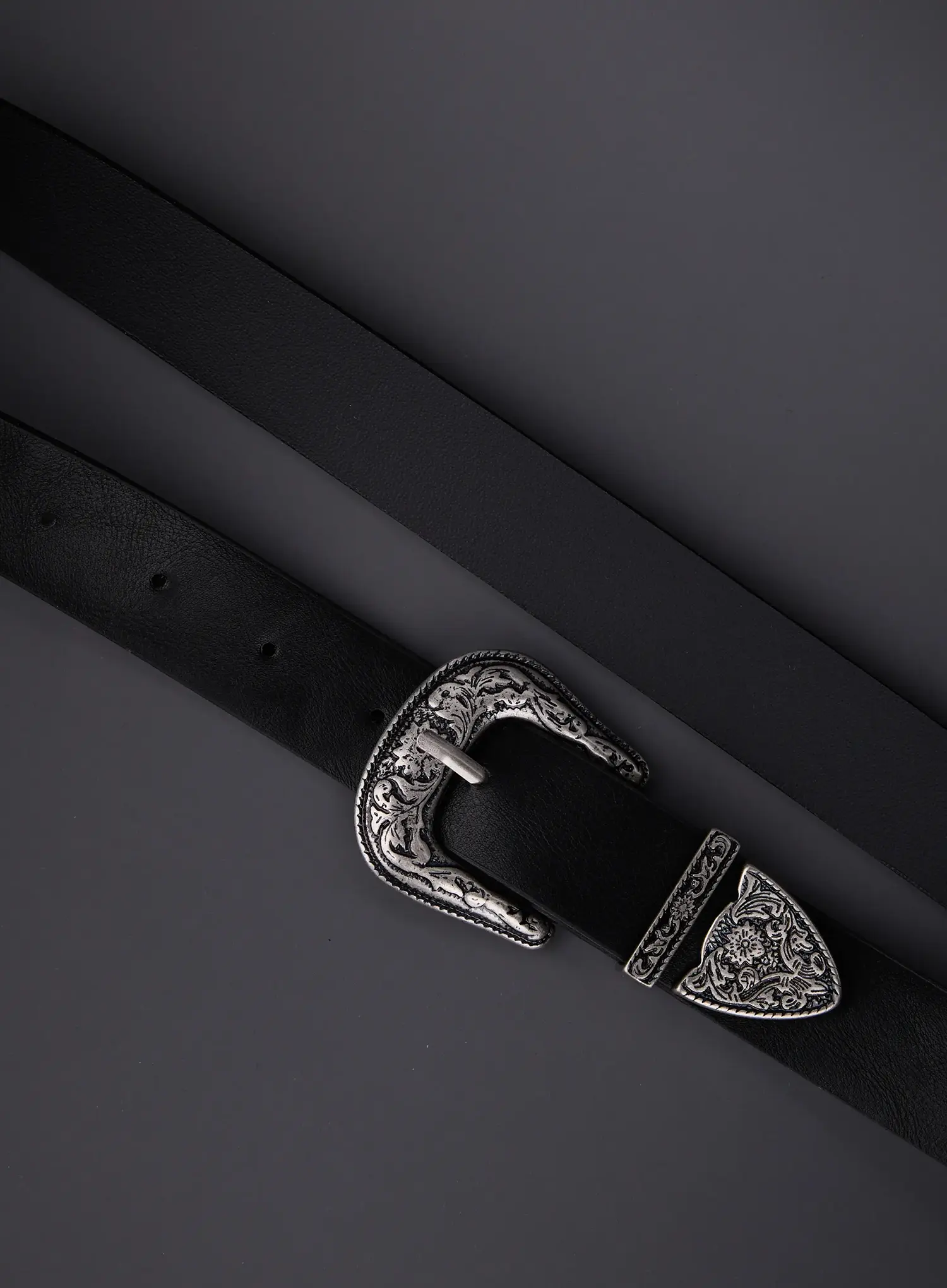 Men's Classic Western Black Belt IL511 - Image 8