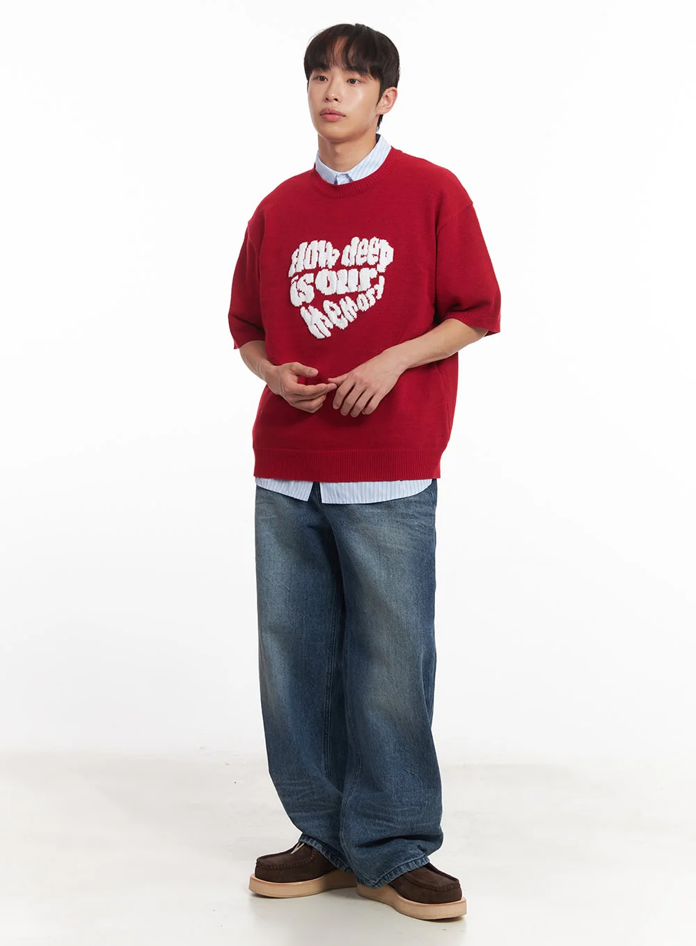 Men's Classic Wide-Fit Jeans IA521 - Image 10