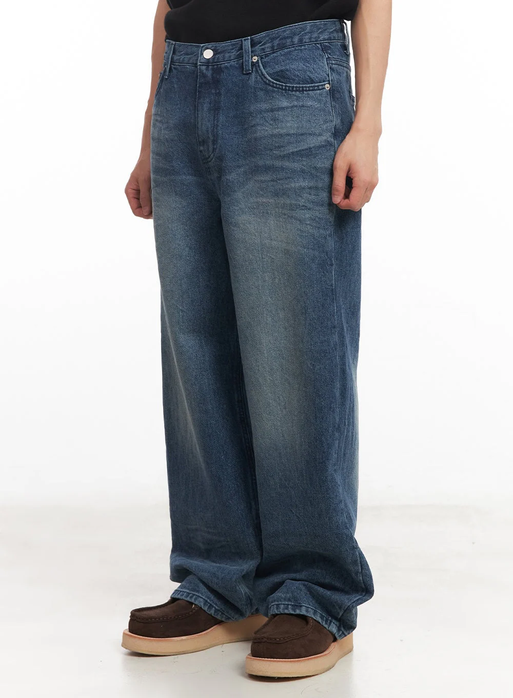 Men's Classic Wide-Fit Jeans IA521 - Image 3
