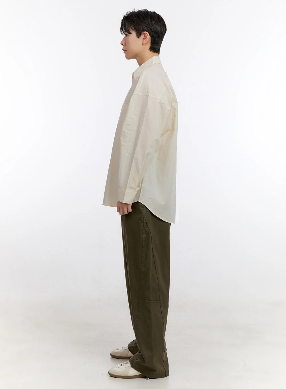 Men's Classic Wide-Fit Slacks Pants IF528 - Image 10