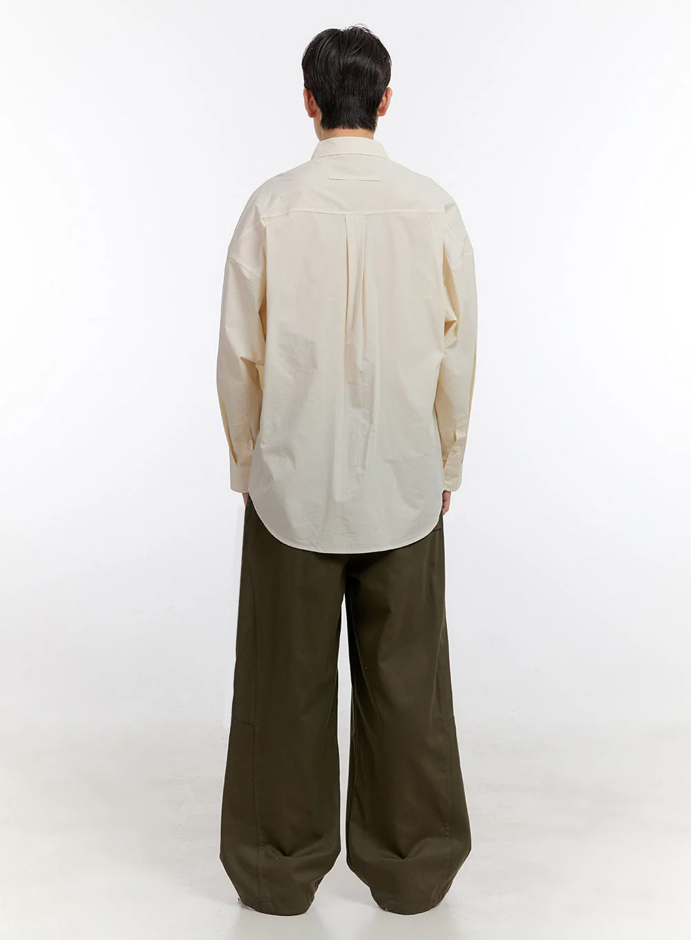 Men's Classic Wide-Fit Slacks Pants IF528 - Image 11