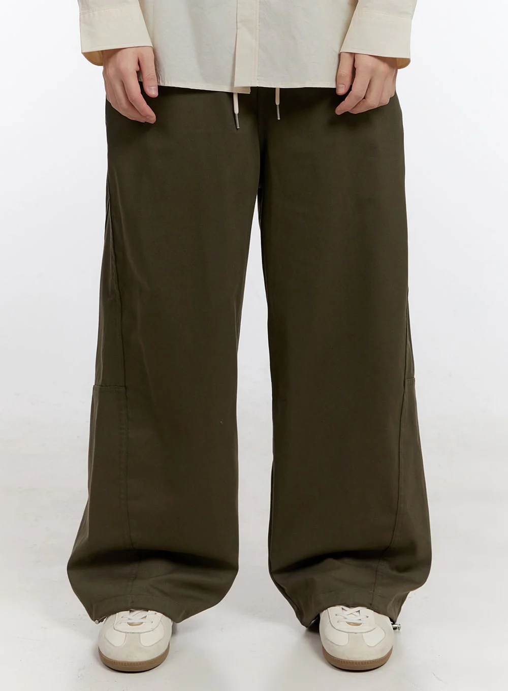 Men's Classic Wide-Fit Slacks Pants IF528 - Image 2