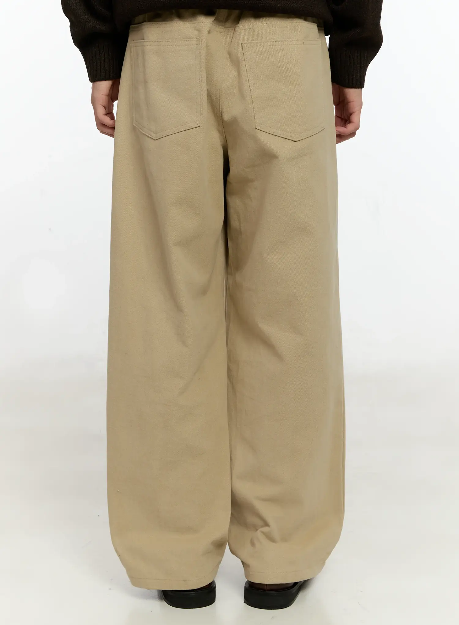 Men's Classic Wide Leg Cotton Pants IN503 - Image 6