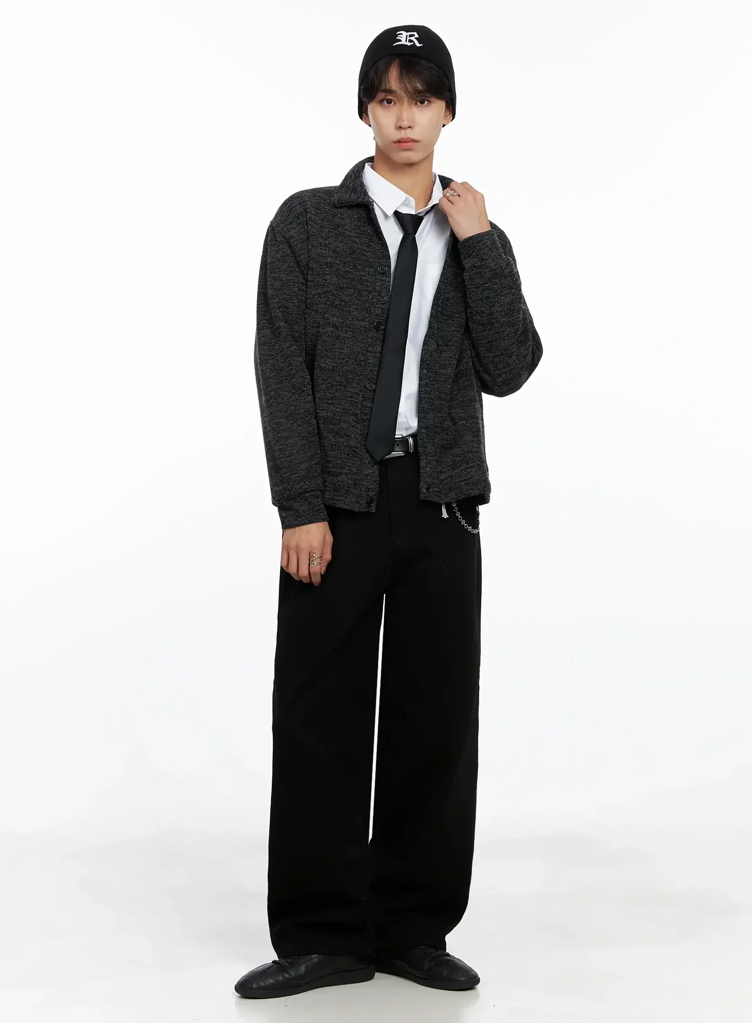 Men's Classic Wide Pants IO516 - Image 14