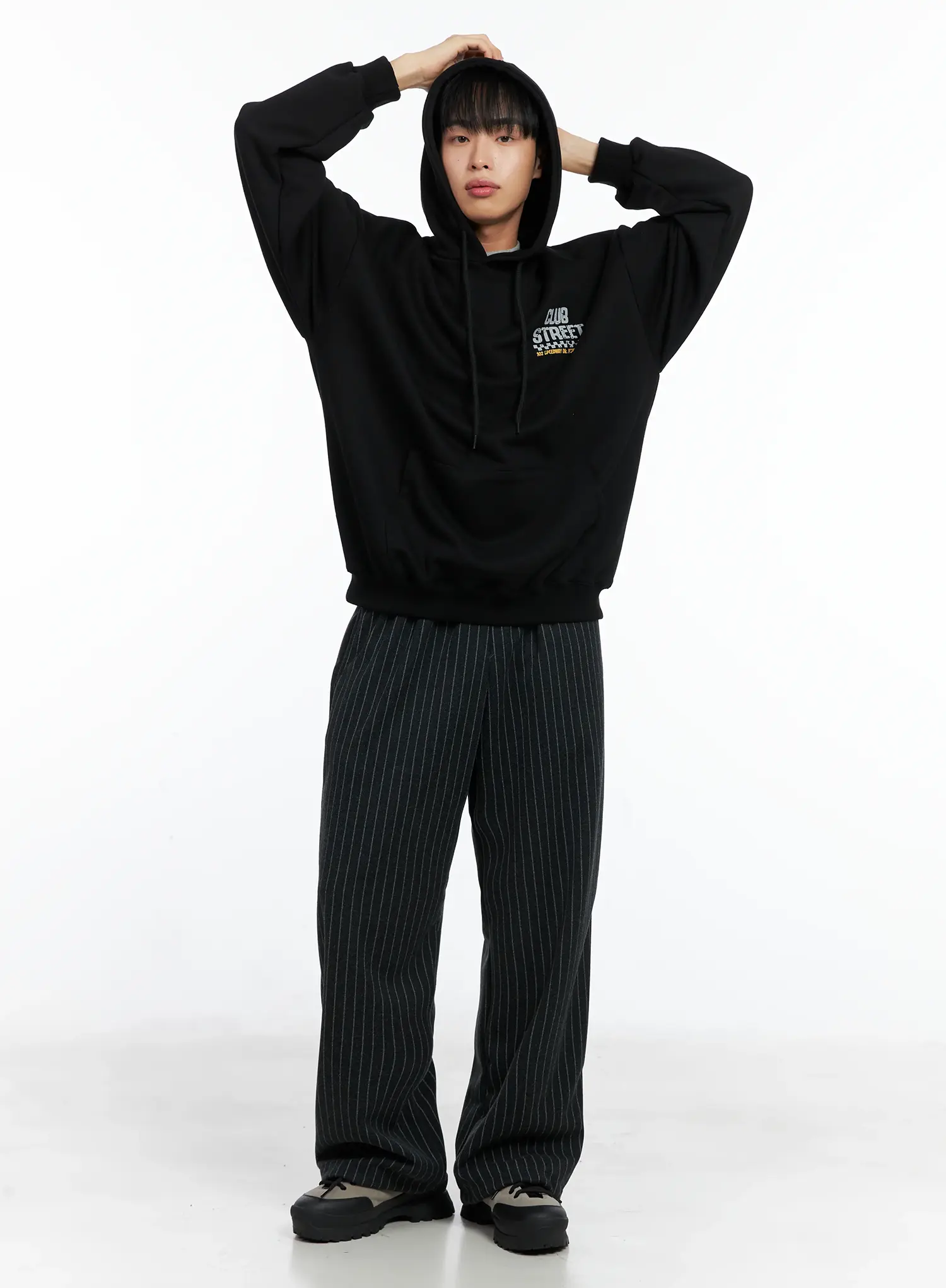 Men's Club Street Hoodie IN518 - Image 11