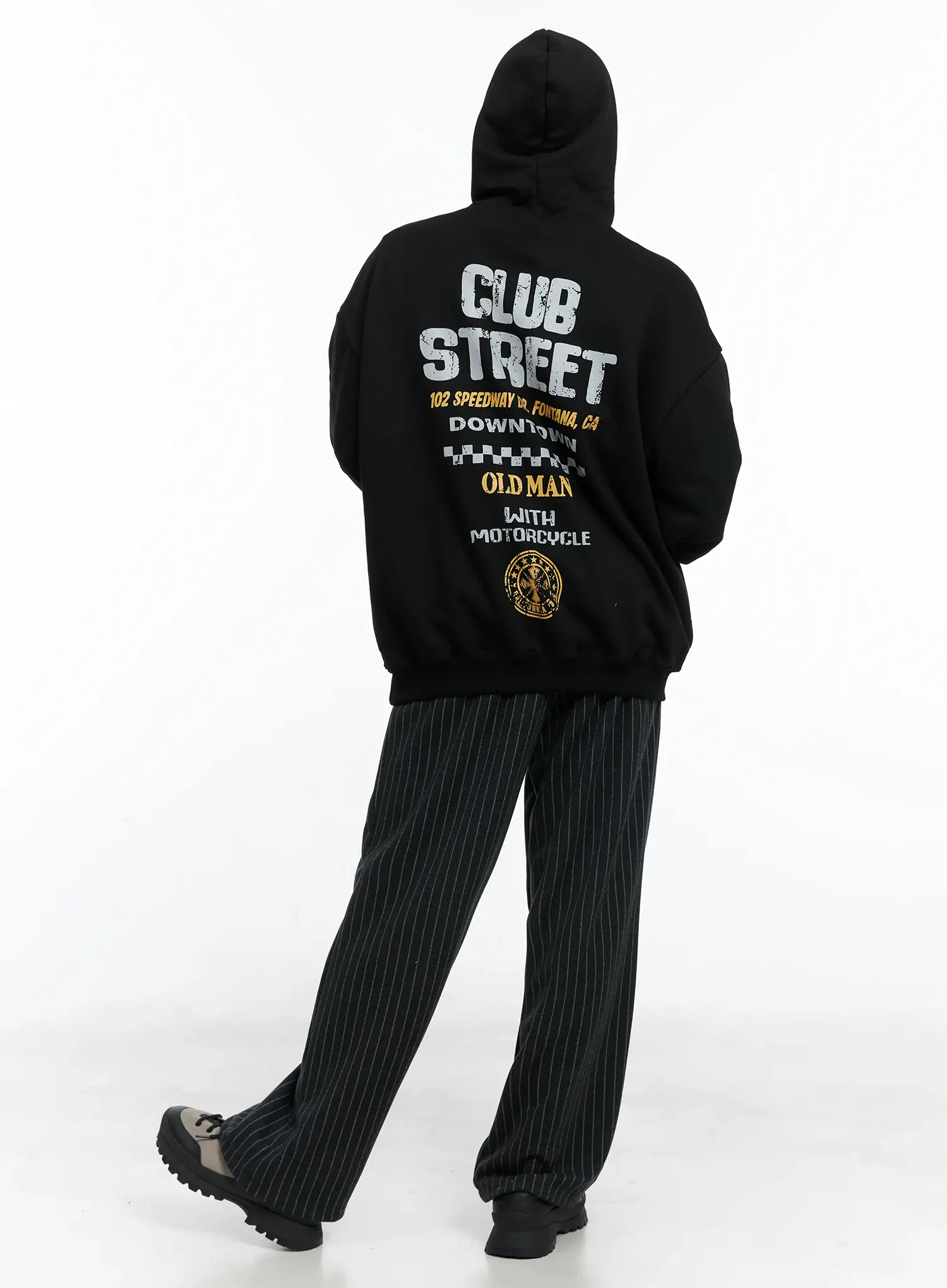 Men's Club Street Hoodie IN518 - Image 2