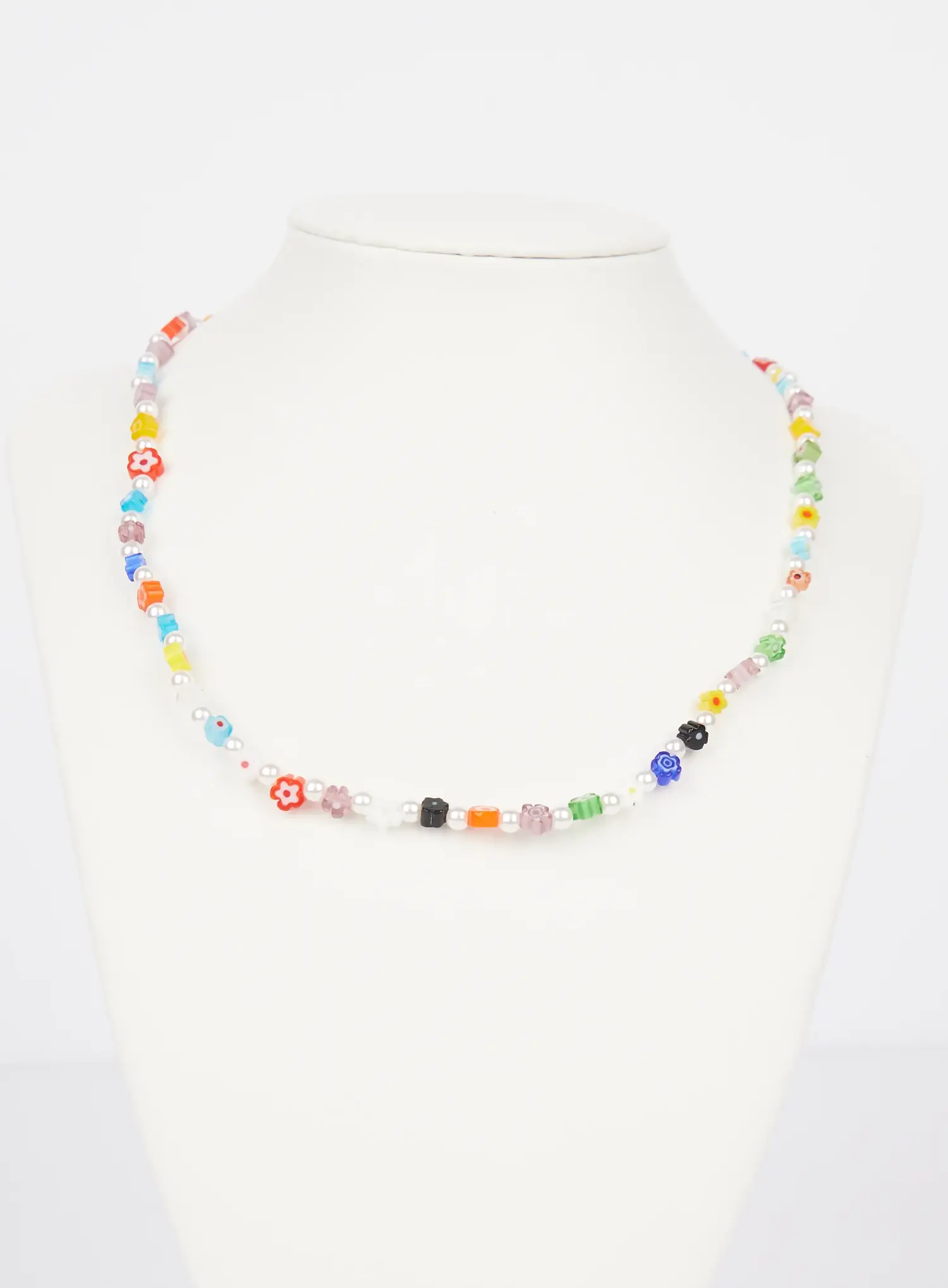 Men's Colorful Beaded Necklace IG508 - Image 7