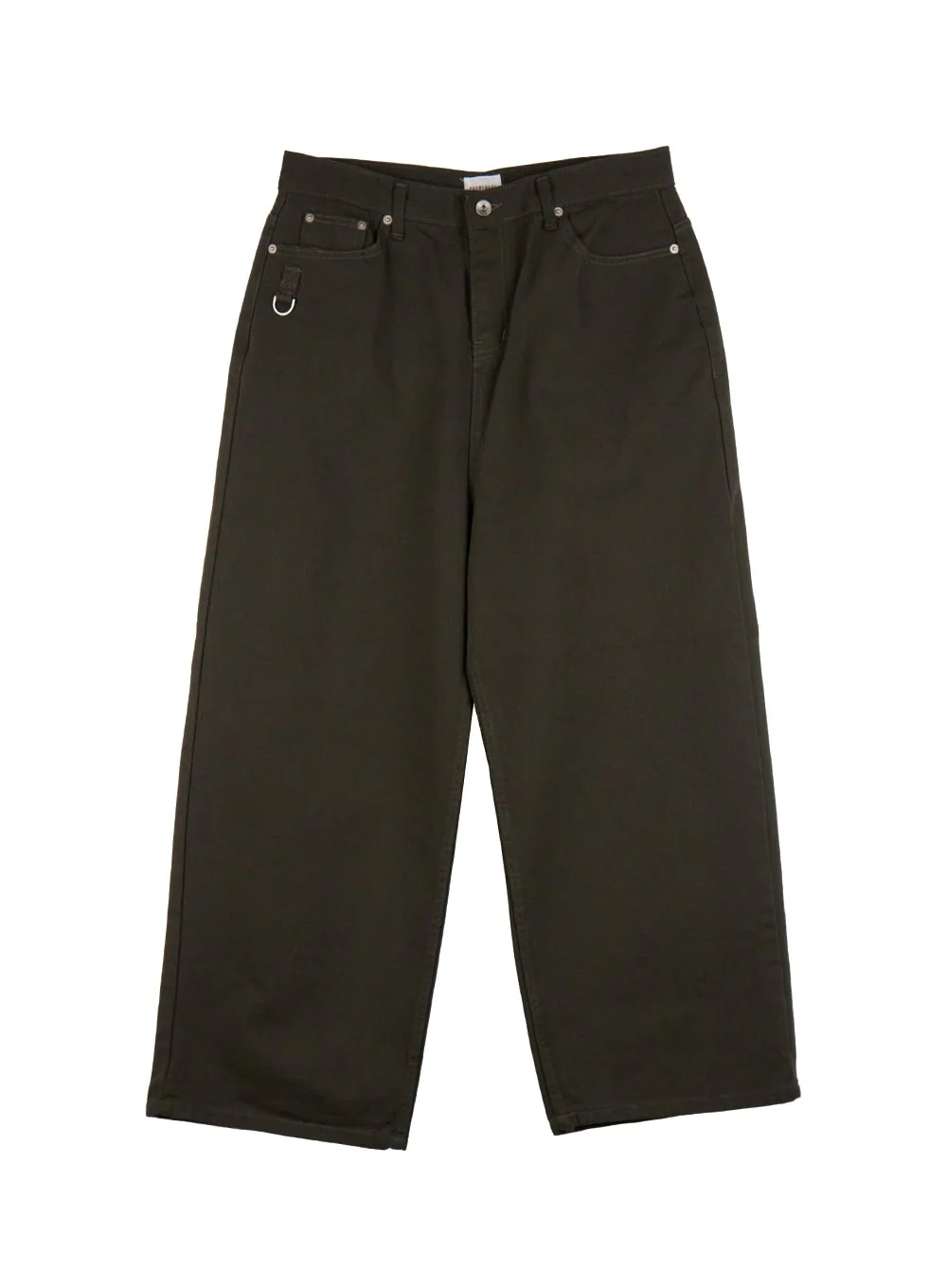 Men's Comfortable Wide-Fit Solid Color Pants IJ517 - Image 11