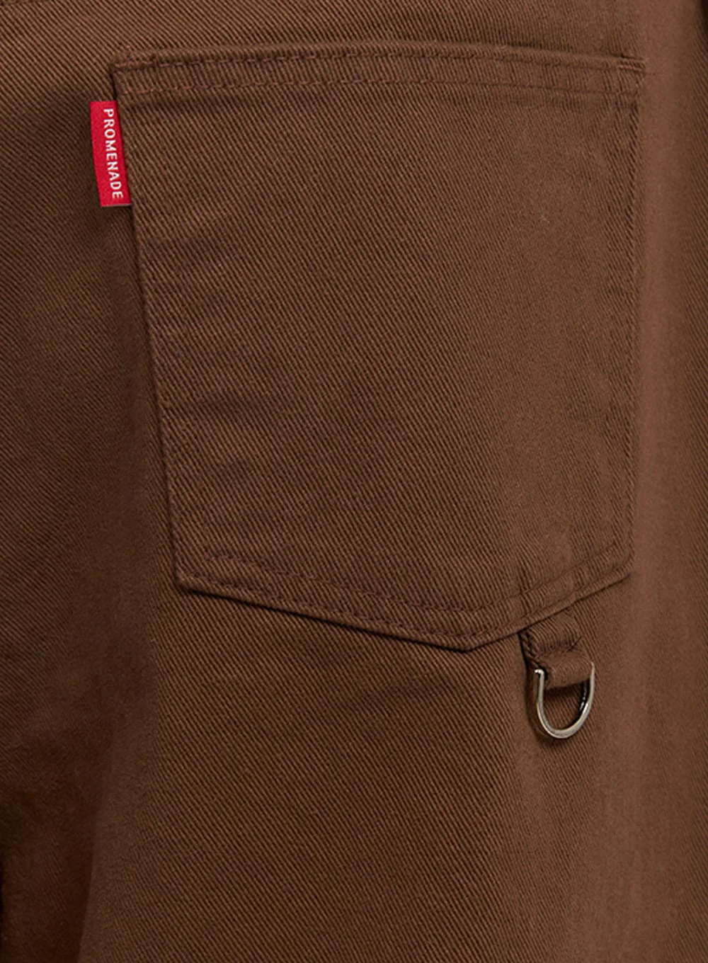 Men's Comfortable Wide-Fit Solid Color Pants IJ517 - Image 6