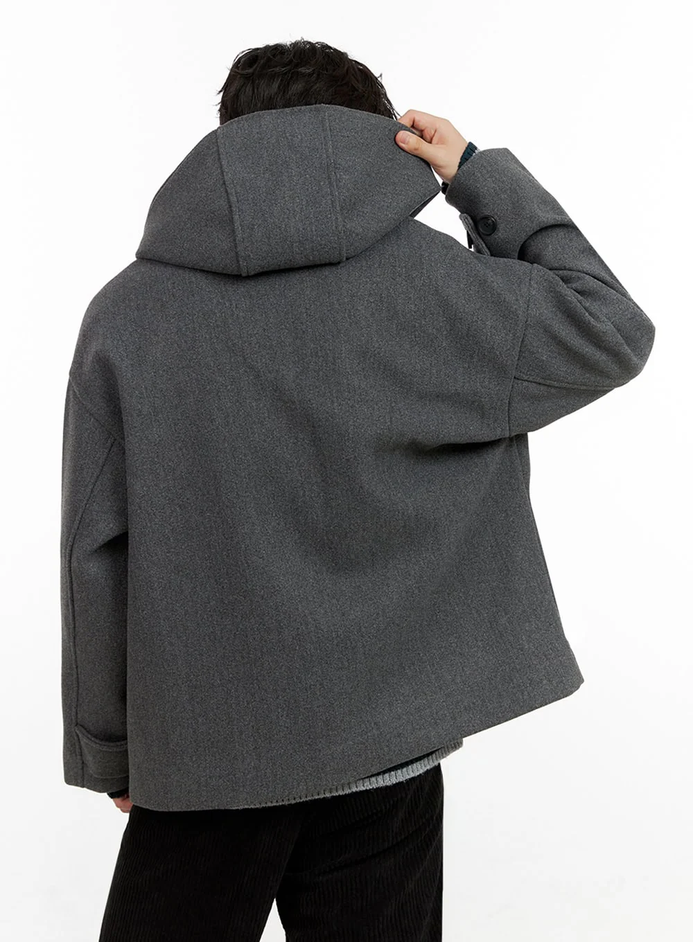 Men's ComfyChill Polyester Hoodie Coat IN422 - Image 5