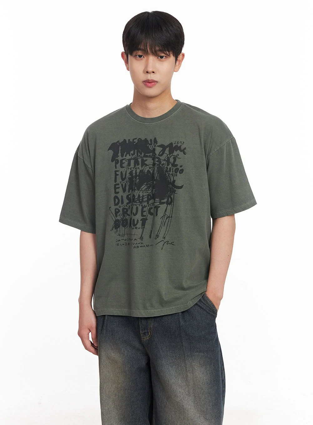 Men's Cotton Bliss Graphic T-Shirt IY522