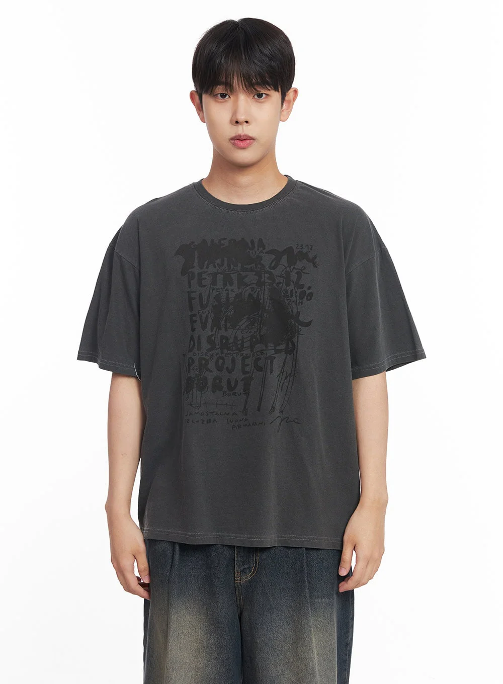 Men's Cotton Bliss Graphic T-Shirt IY522 - Image 12