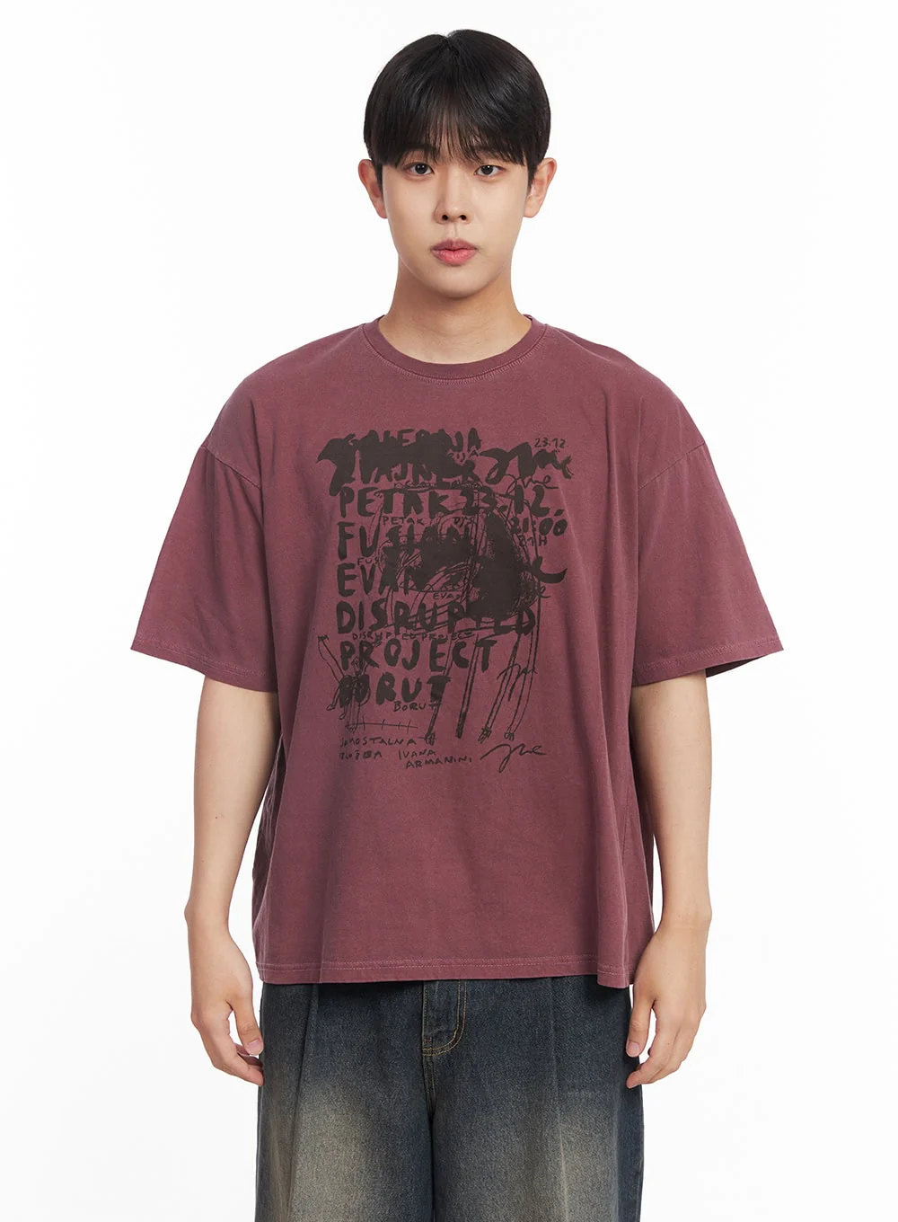 Men's Cotton Bliss Graphic T-Shirt IY522 - Image 13