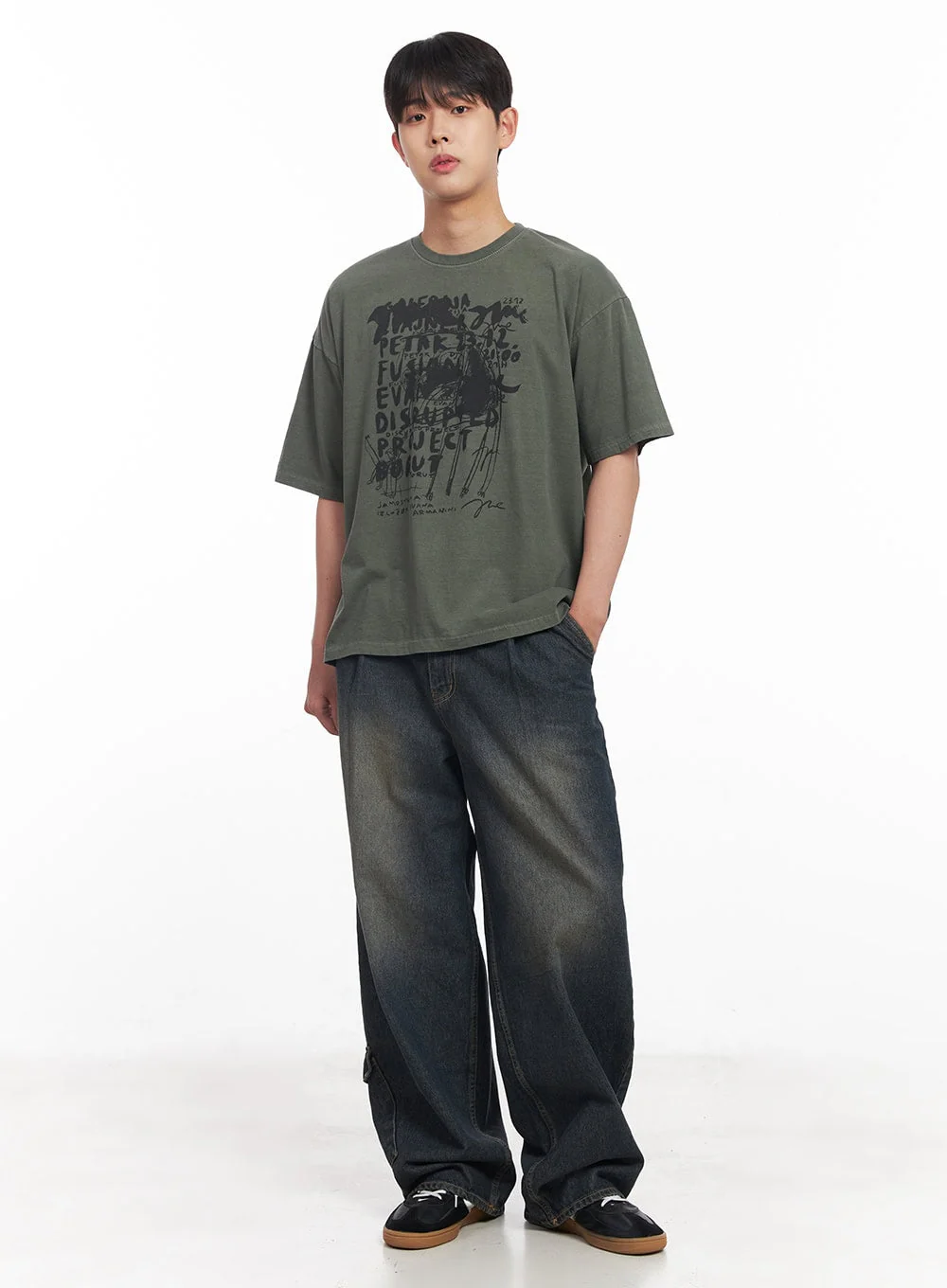 Men's Cotton Bliss Graphic T-Shirt IY522 - Image 7