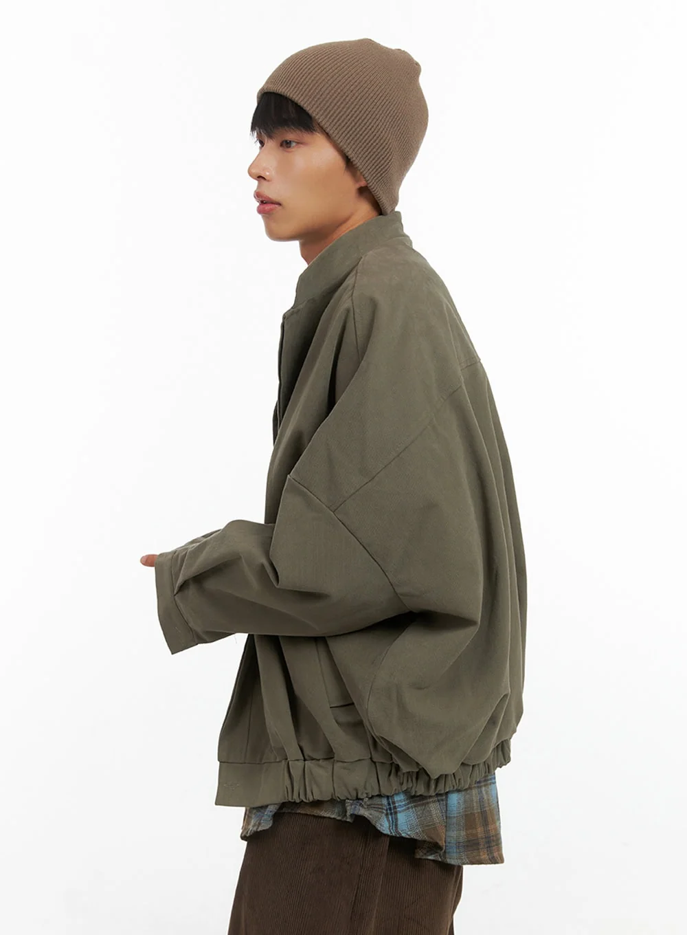 Men's Cotton Buttoned Cargo Jacket IS419 - Image 4