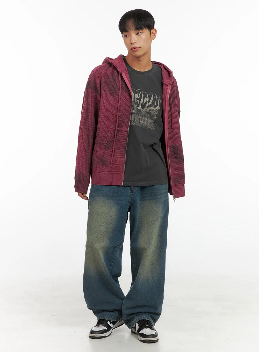 Men's Cotton Graphic Layered Long Sleeve IS420 - Image 9