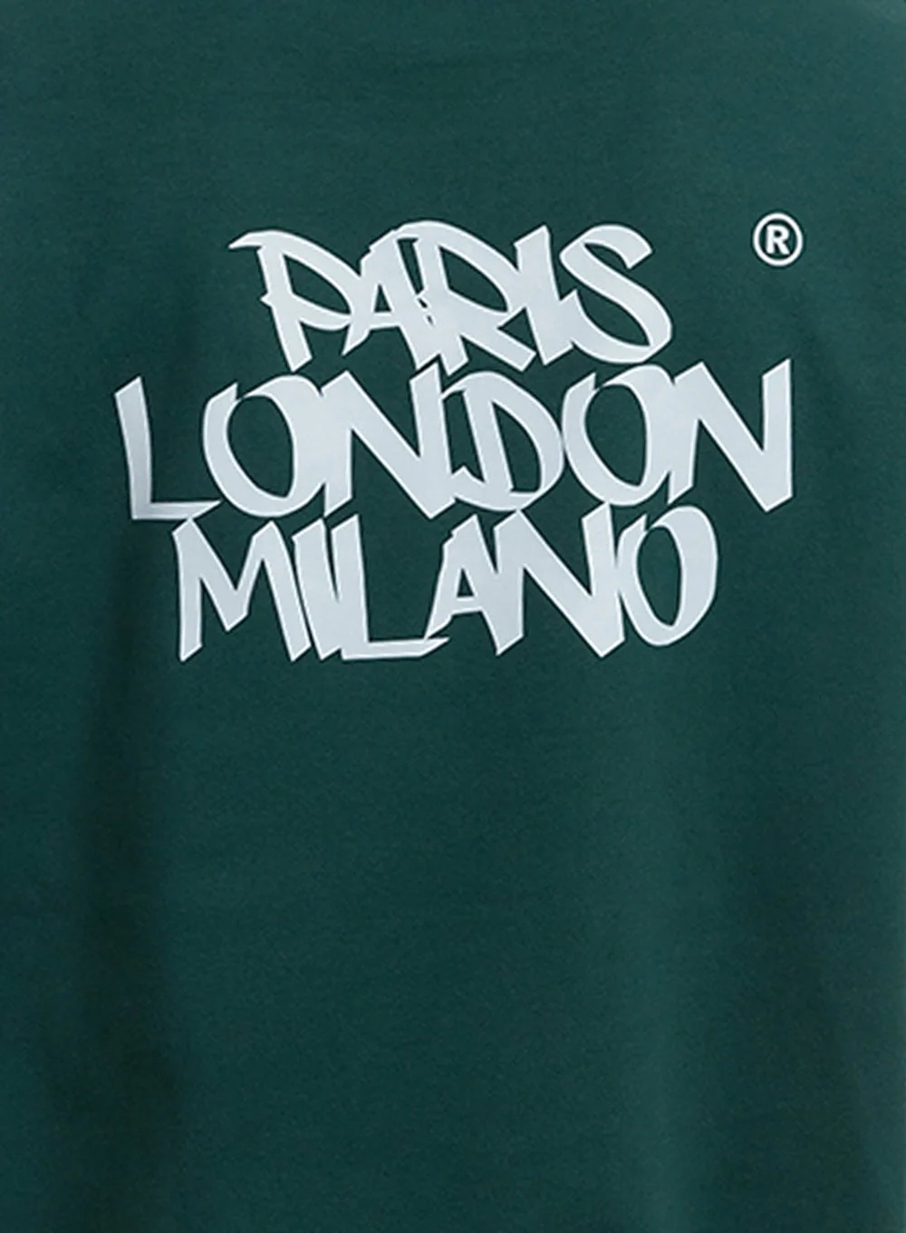 Men's Cotton Hooded Sweatshirt (Dark green) IO402 - Image 6