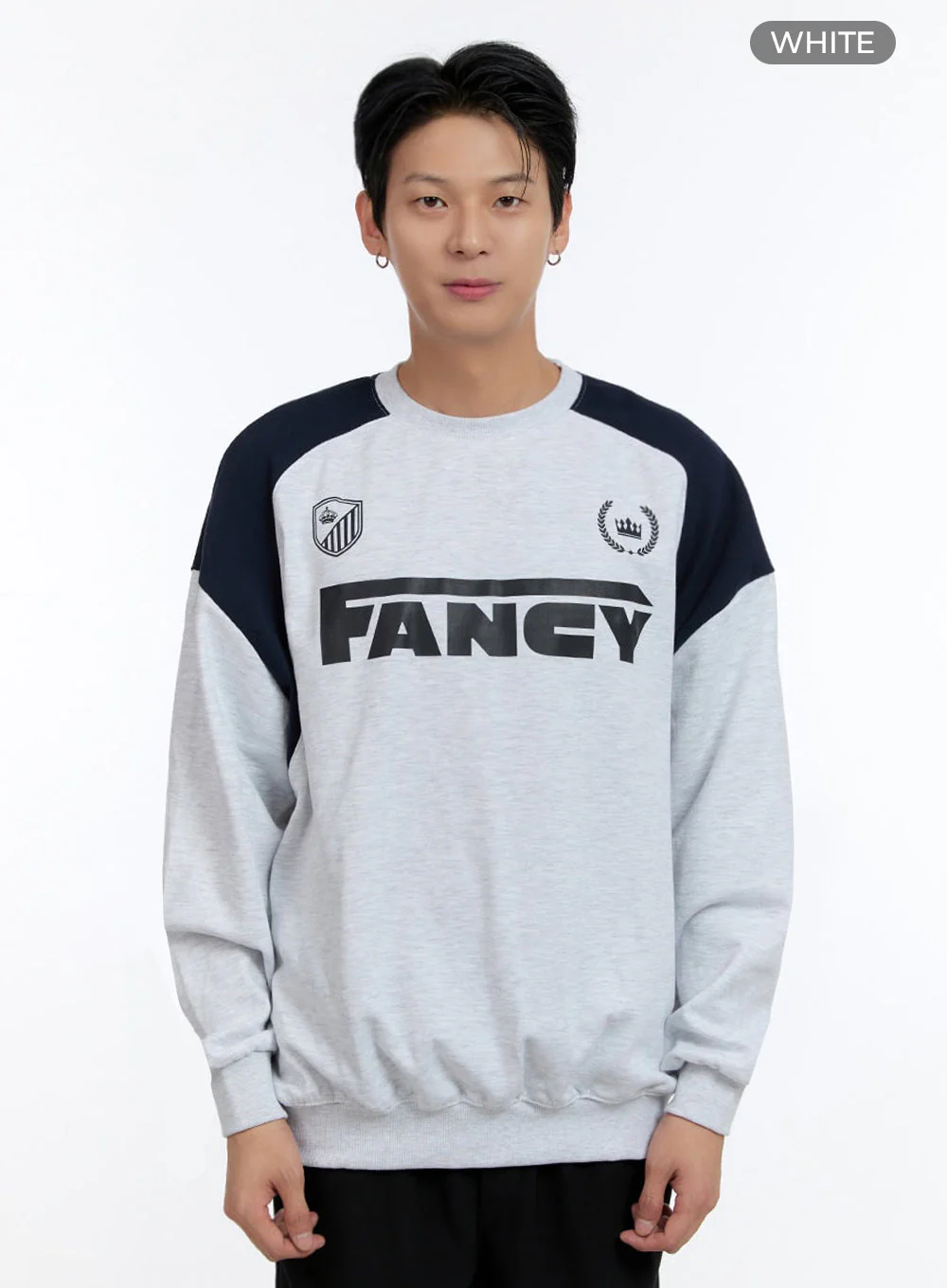 Men's Crew Neck Graphic Sweatshirt IO428 - Image 12