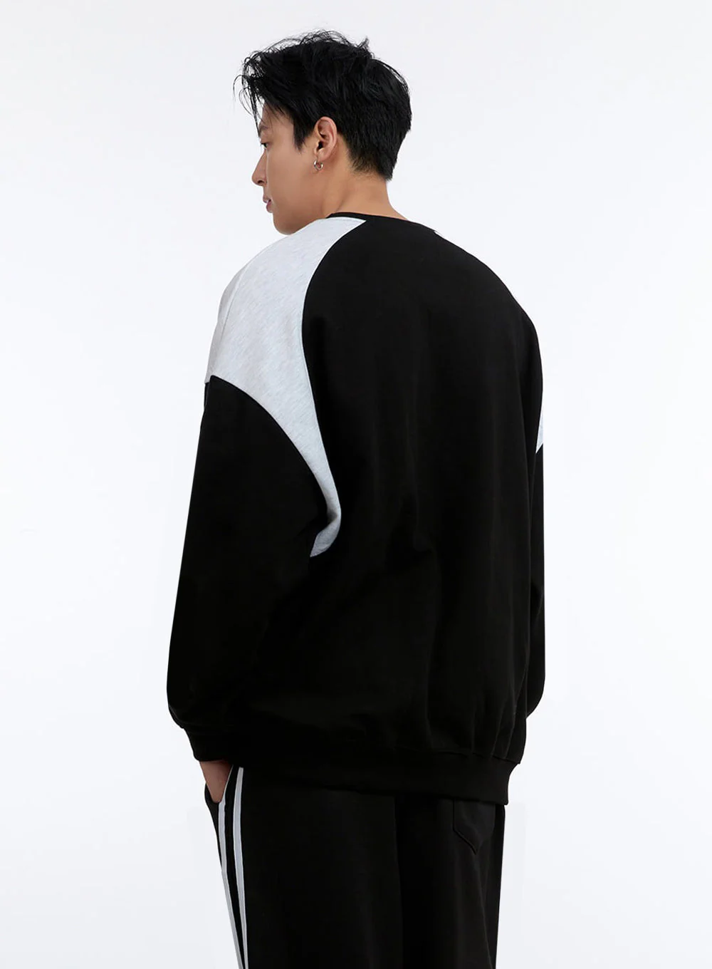 Men's Crew Neck Graphic Sweatshirt IO428 - Image 5