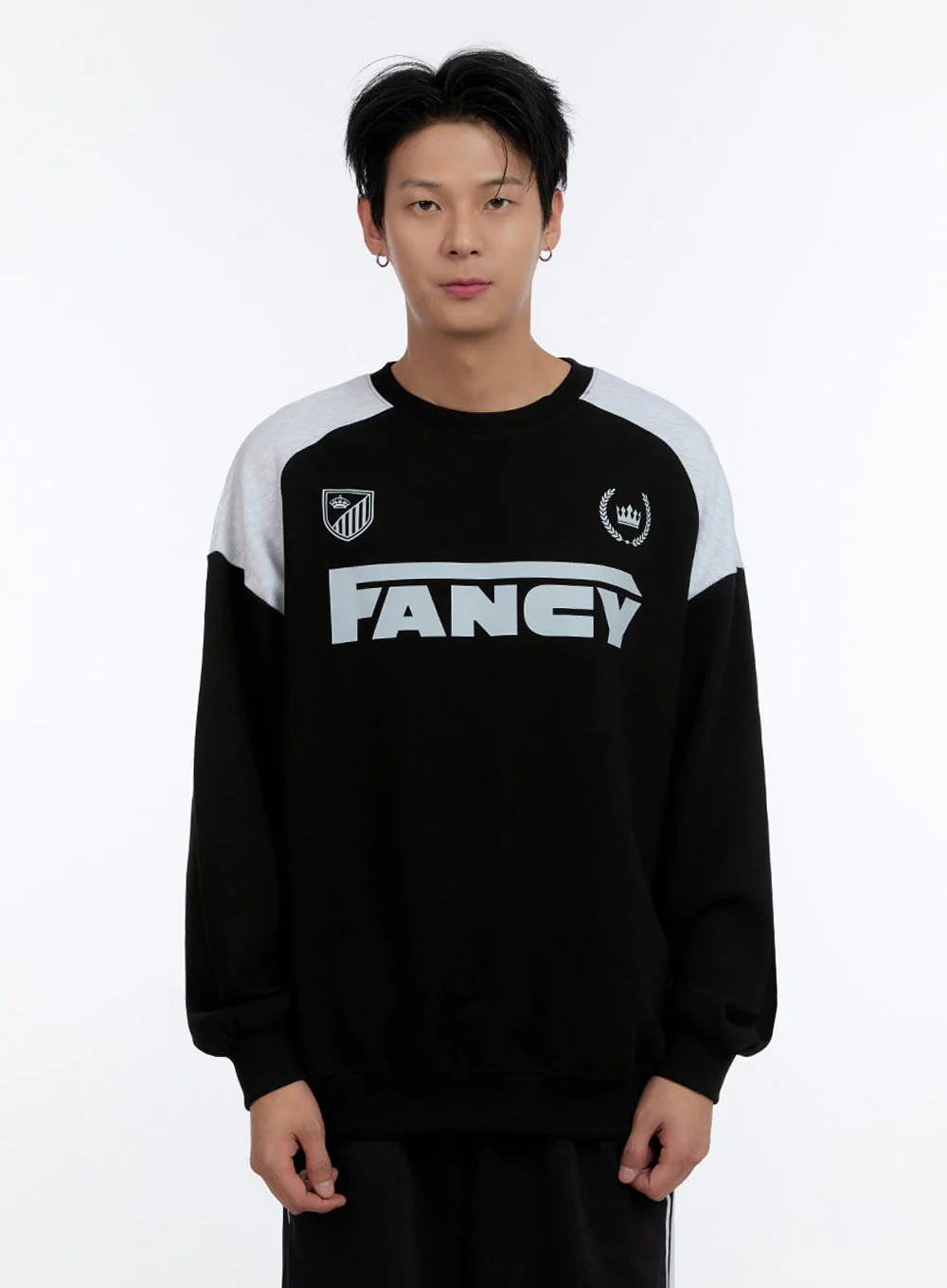 Men's Crew Neck Graphic Sweatshirt IO428 - Image 7