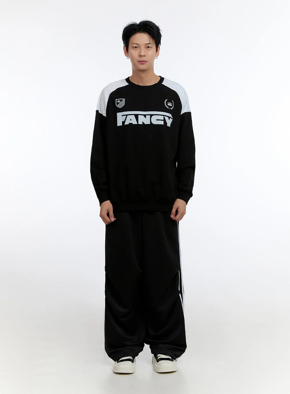 Men's Crew Neck Graphic Sweatshirt IO428 - Image 8