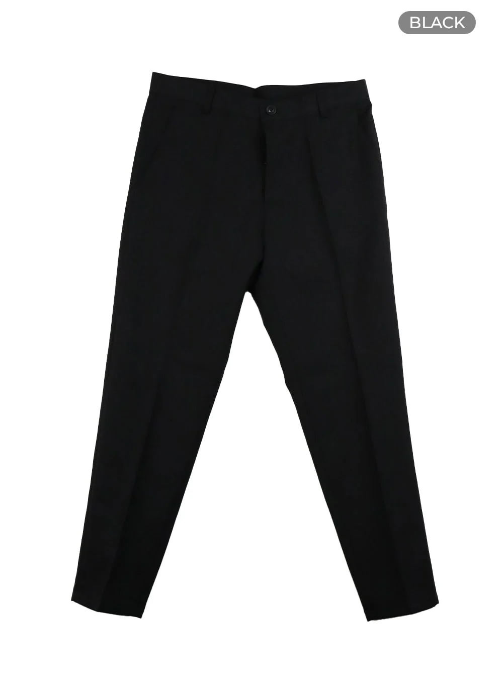 Men's Cropped Slim Fit Tailored Pants IY410 - Image 10