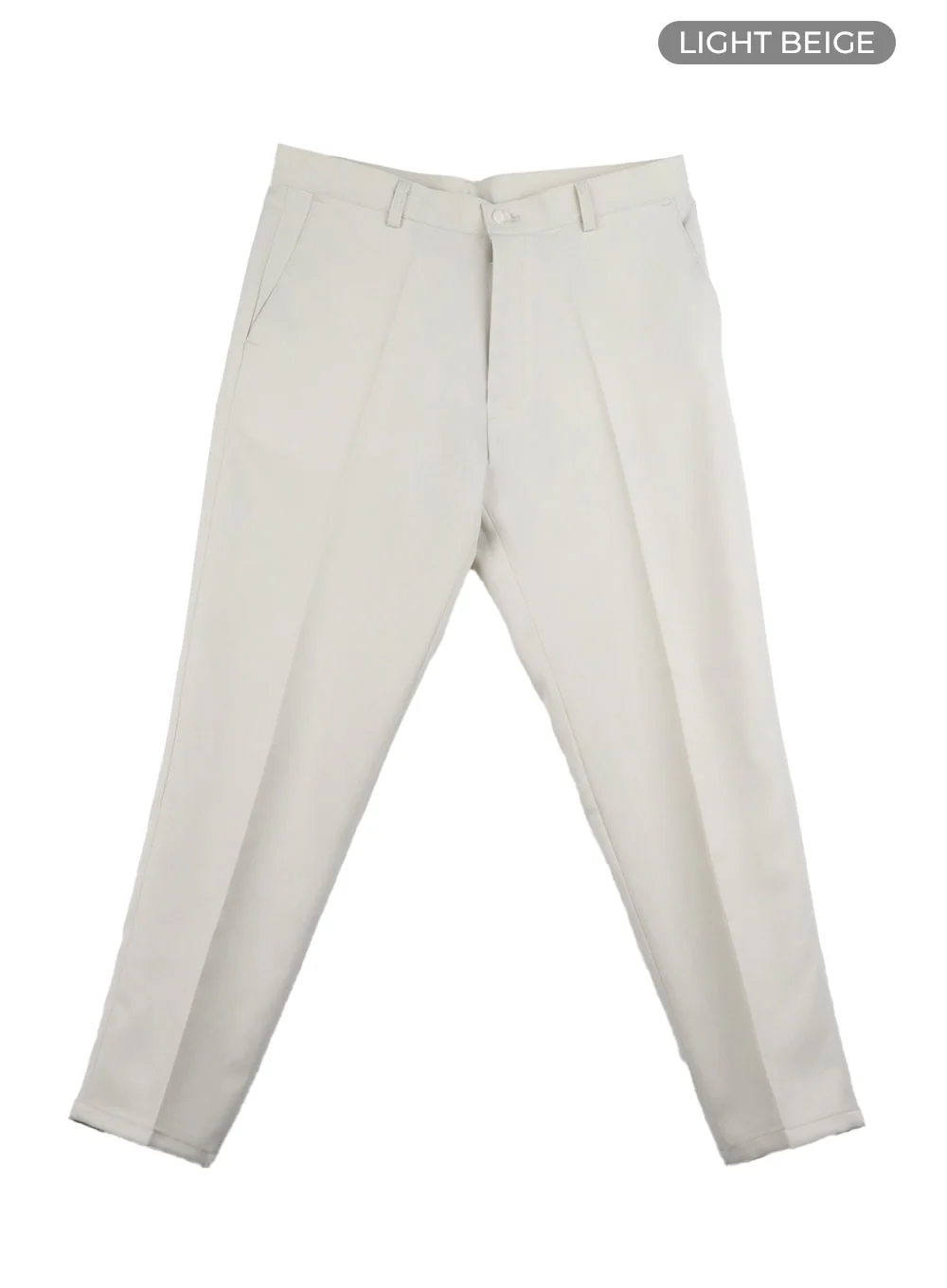 Men's Cropped Slim Fit Tailored Pants IY410 - Image 8