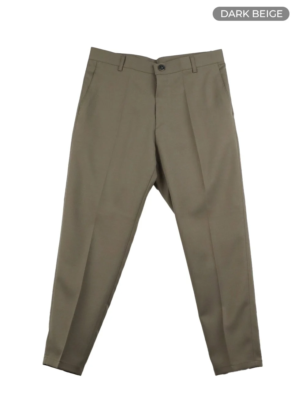 Men's Cropped Slim Fit Tailored Pants IY410 - Image 9