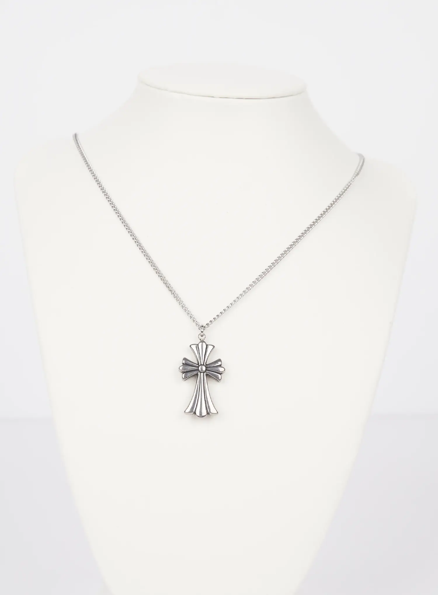 Men's Cross Pendant Chain Necklace IG511 - Image 7
