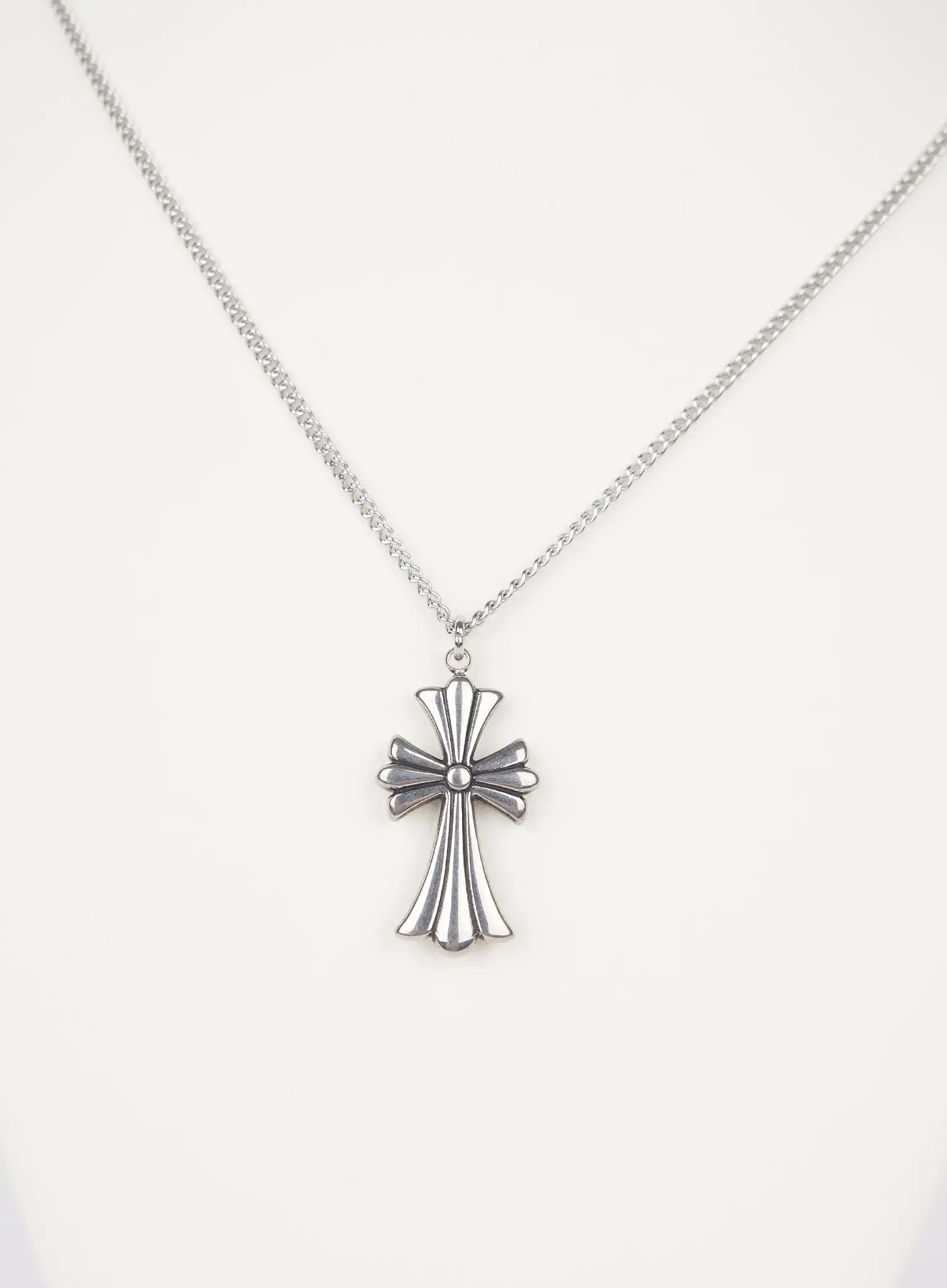 Men's Cross Pendant Chain Necklace IG511 - Image 8