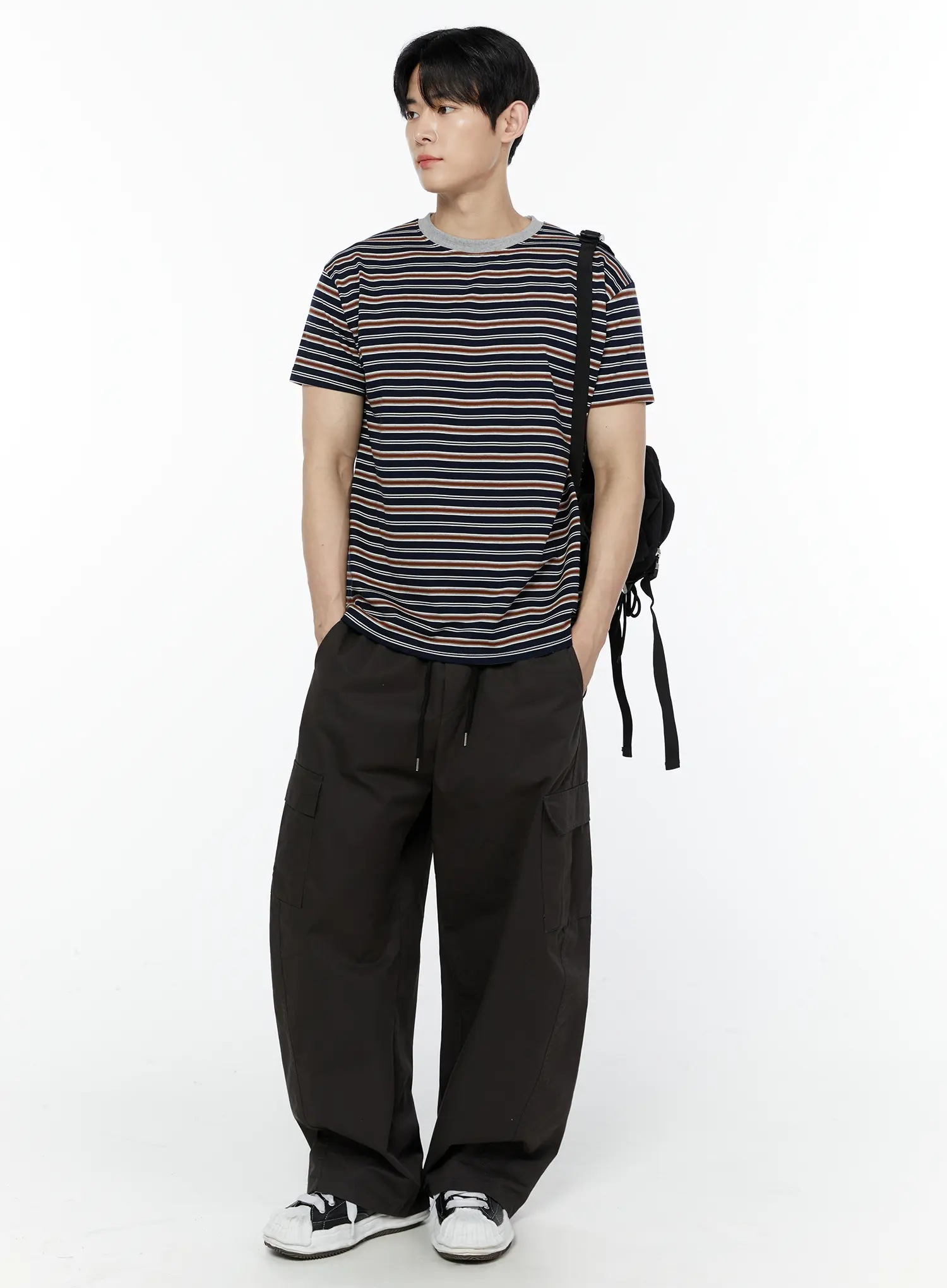 Men's Curved Fit Cargo Trousers IA527 - Image 3