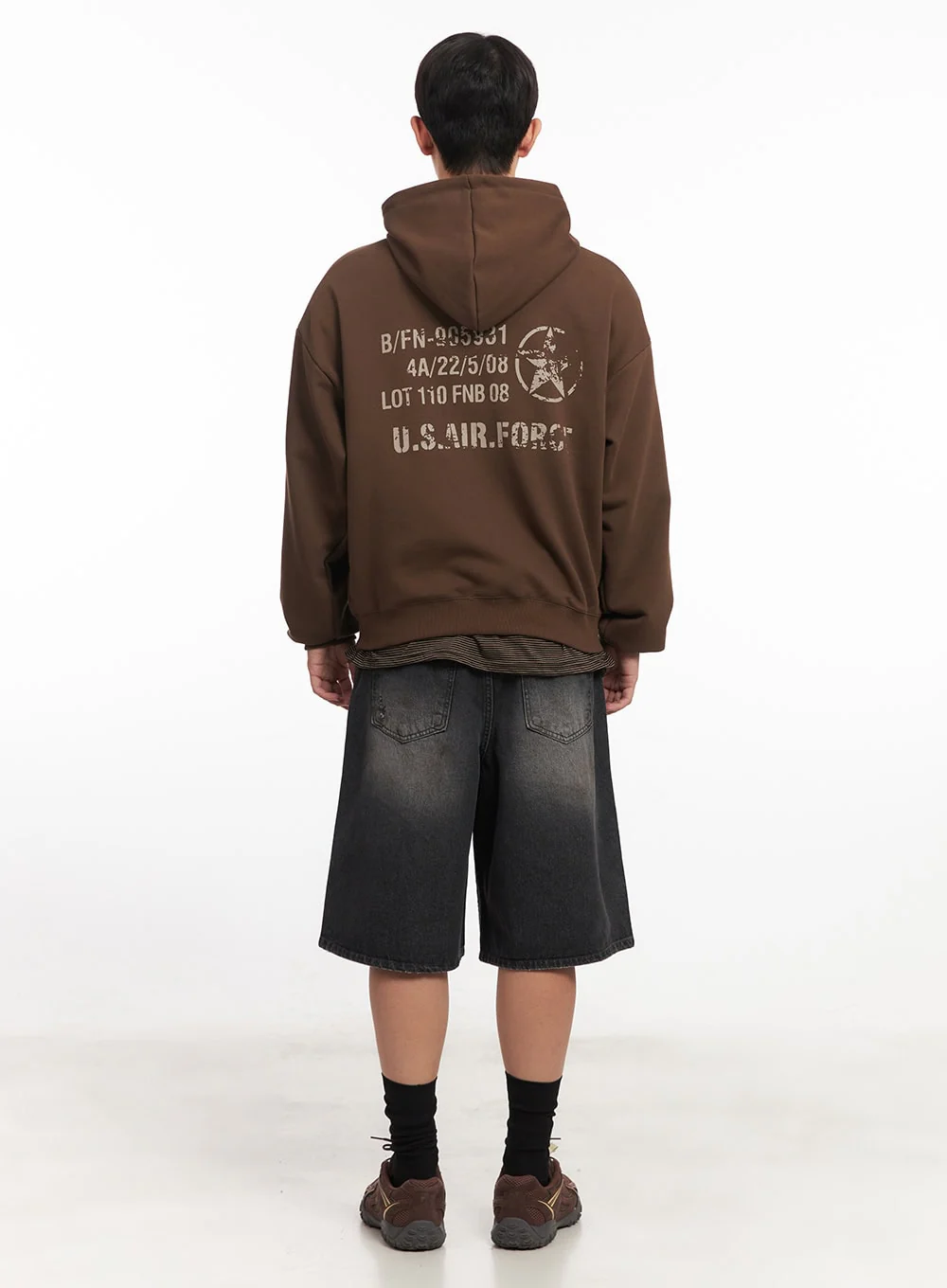 Men's Destroyed Burmuda Denim Shorts IM528 - Image 10