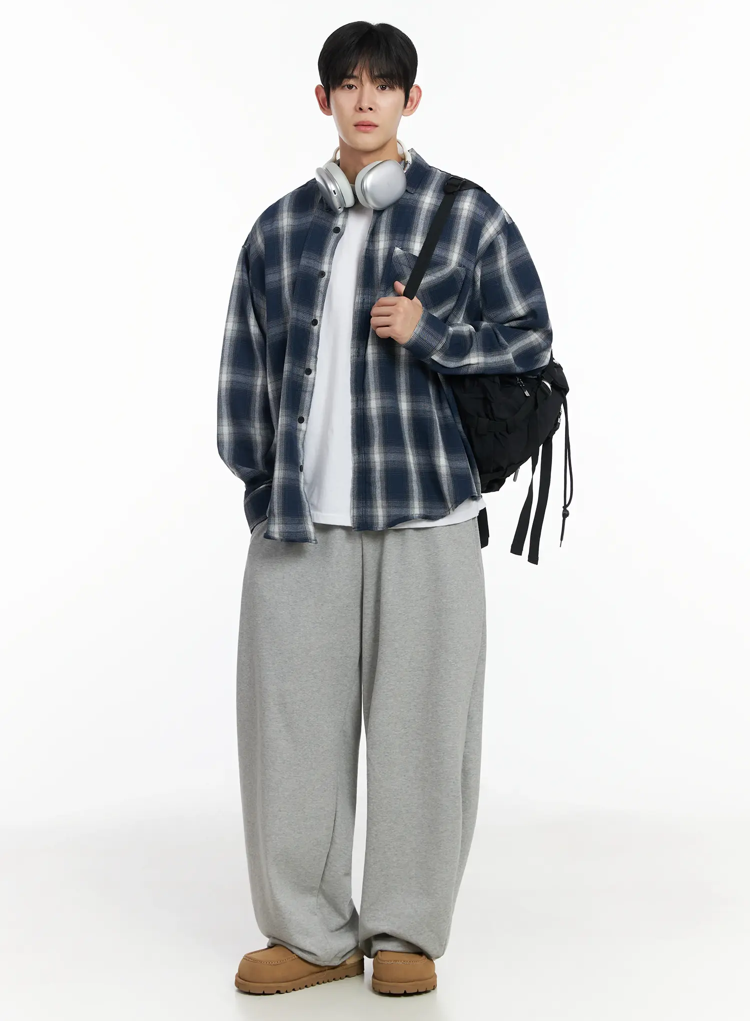 Men's Drawstring Hem Sweatpants IF517 - Image 4
