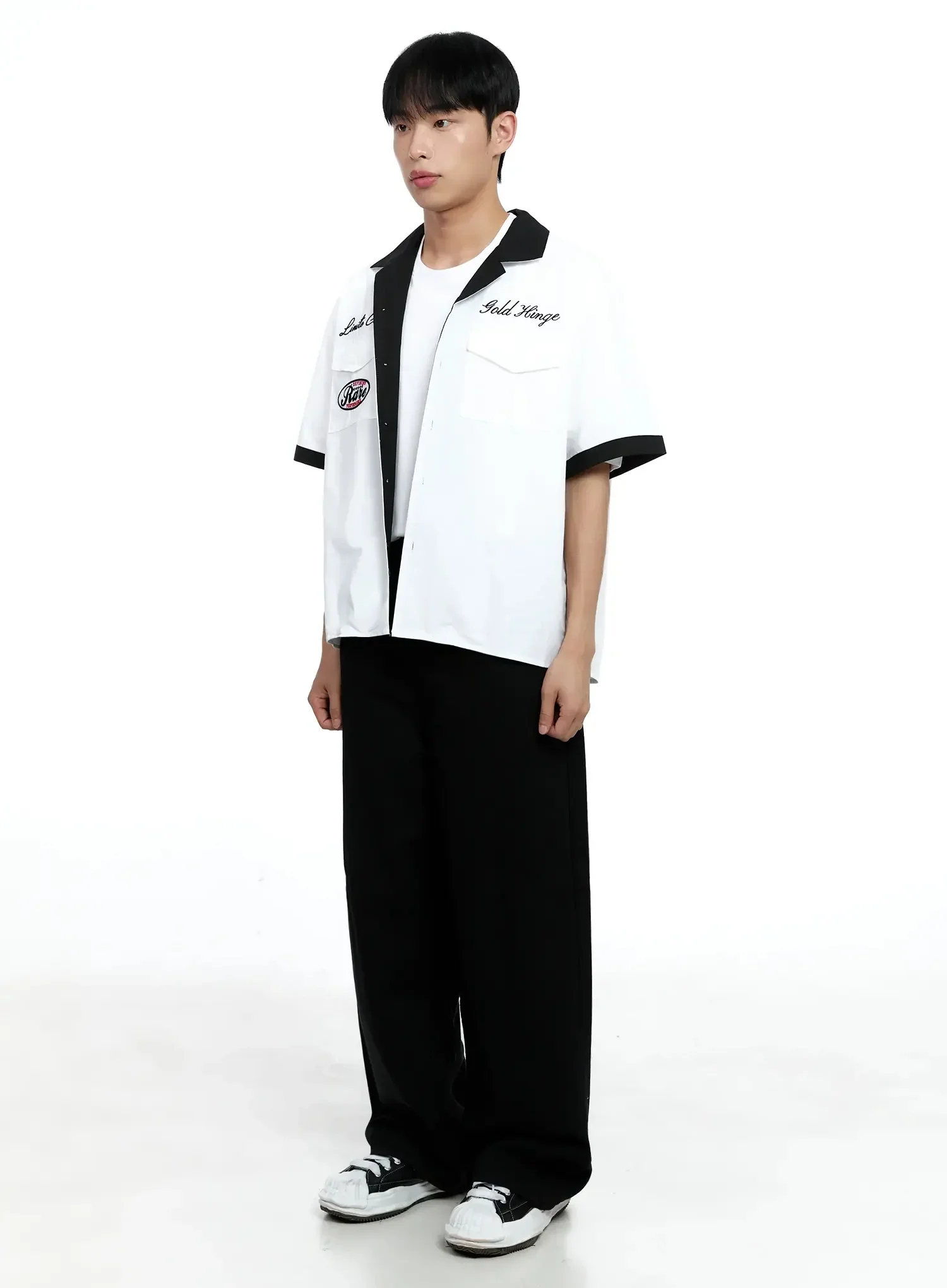 Men's Embroidered Graphic Shirt IG520 - Image 12