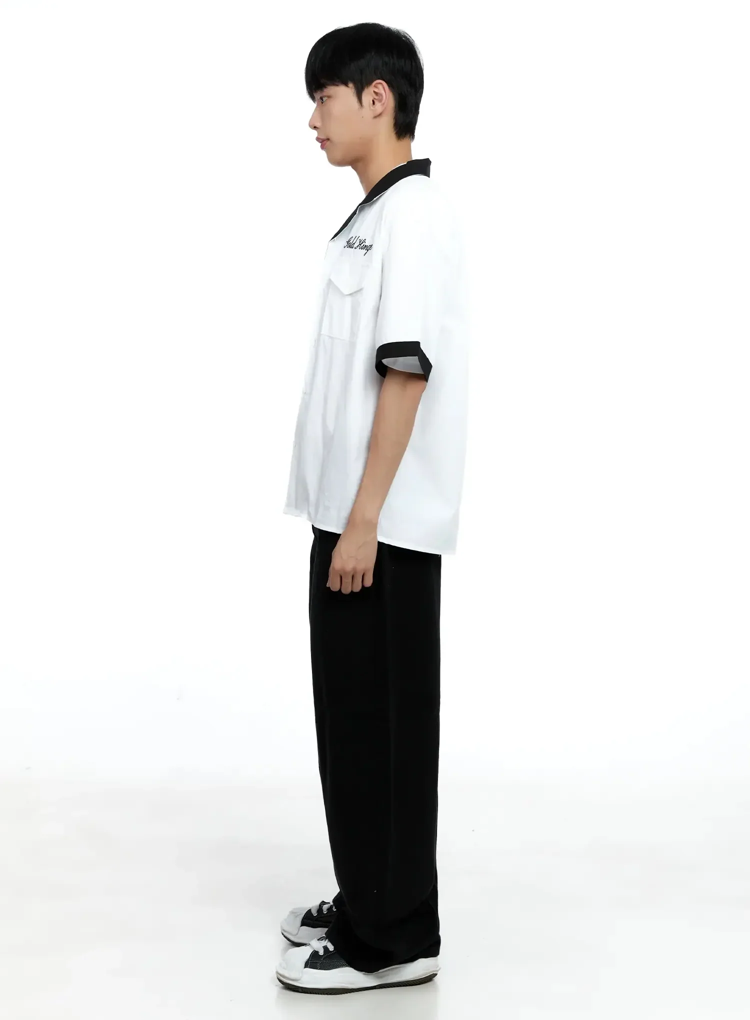 Men's Embroidered Graphic Shirt IG520 - Image 13
